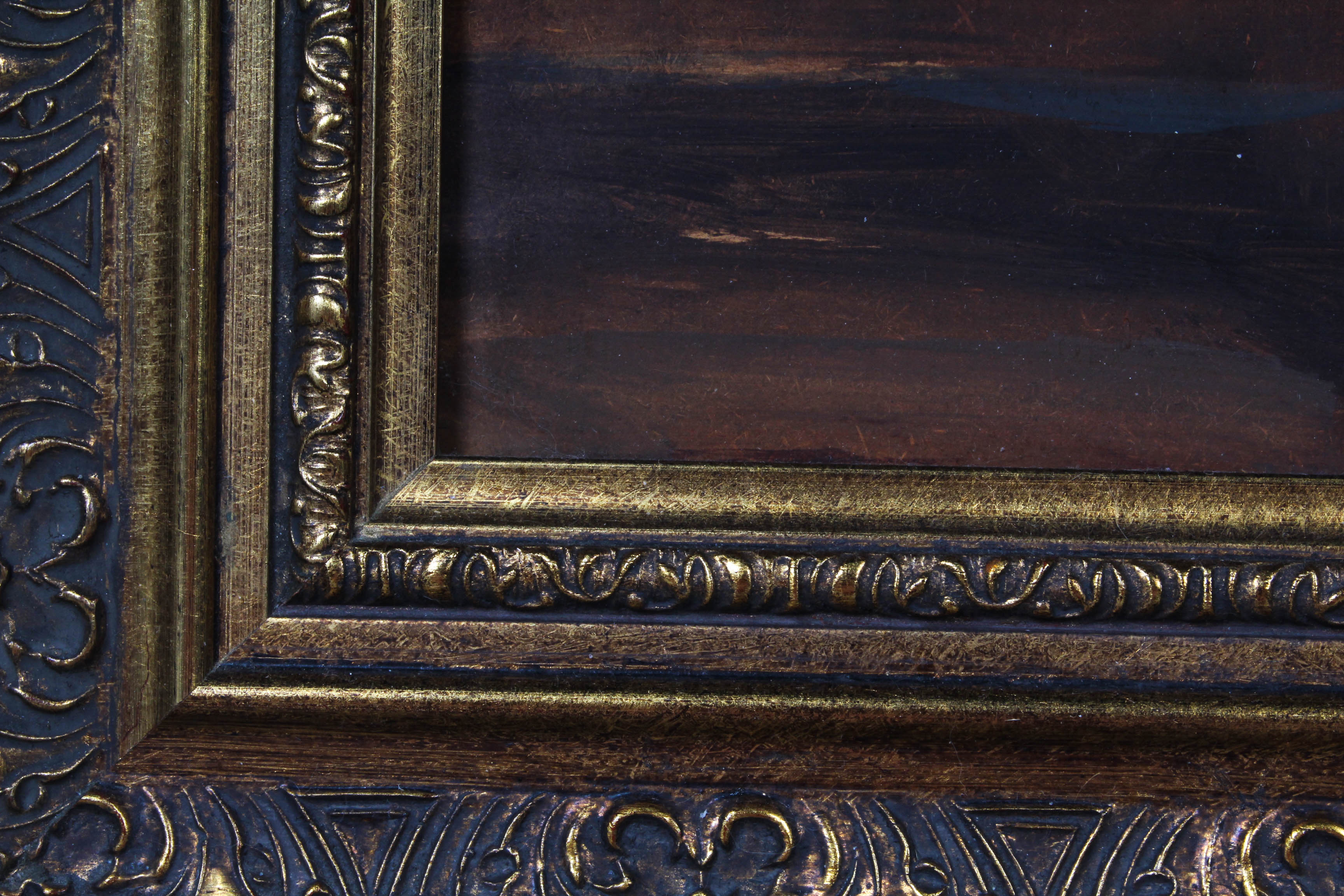 Marcus Signed 1995 Impressionist Acrylic Painting on Board