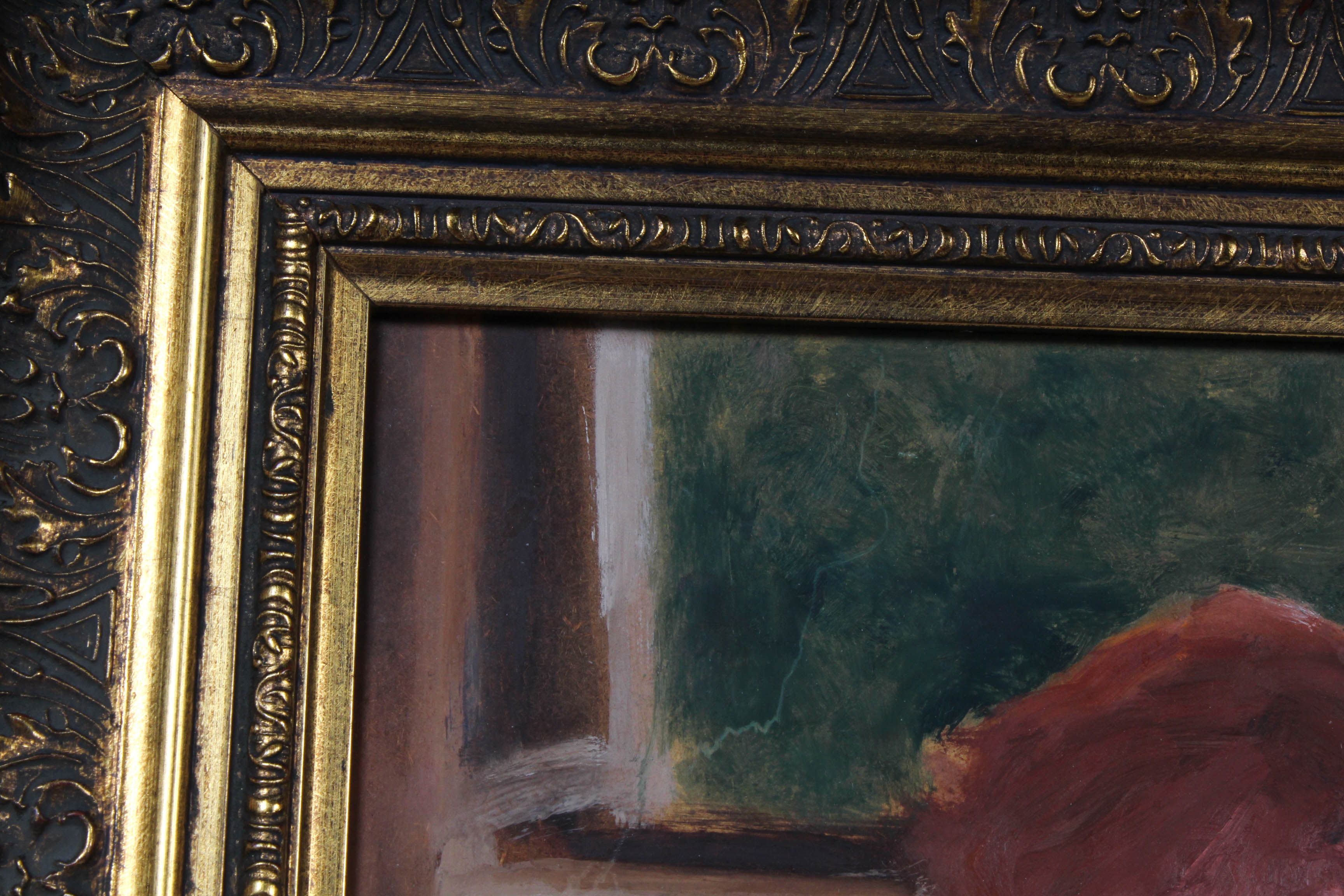 Marcus Signed 1995 Impressionist Acrylic Painting on Board