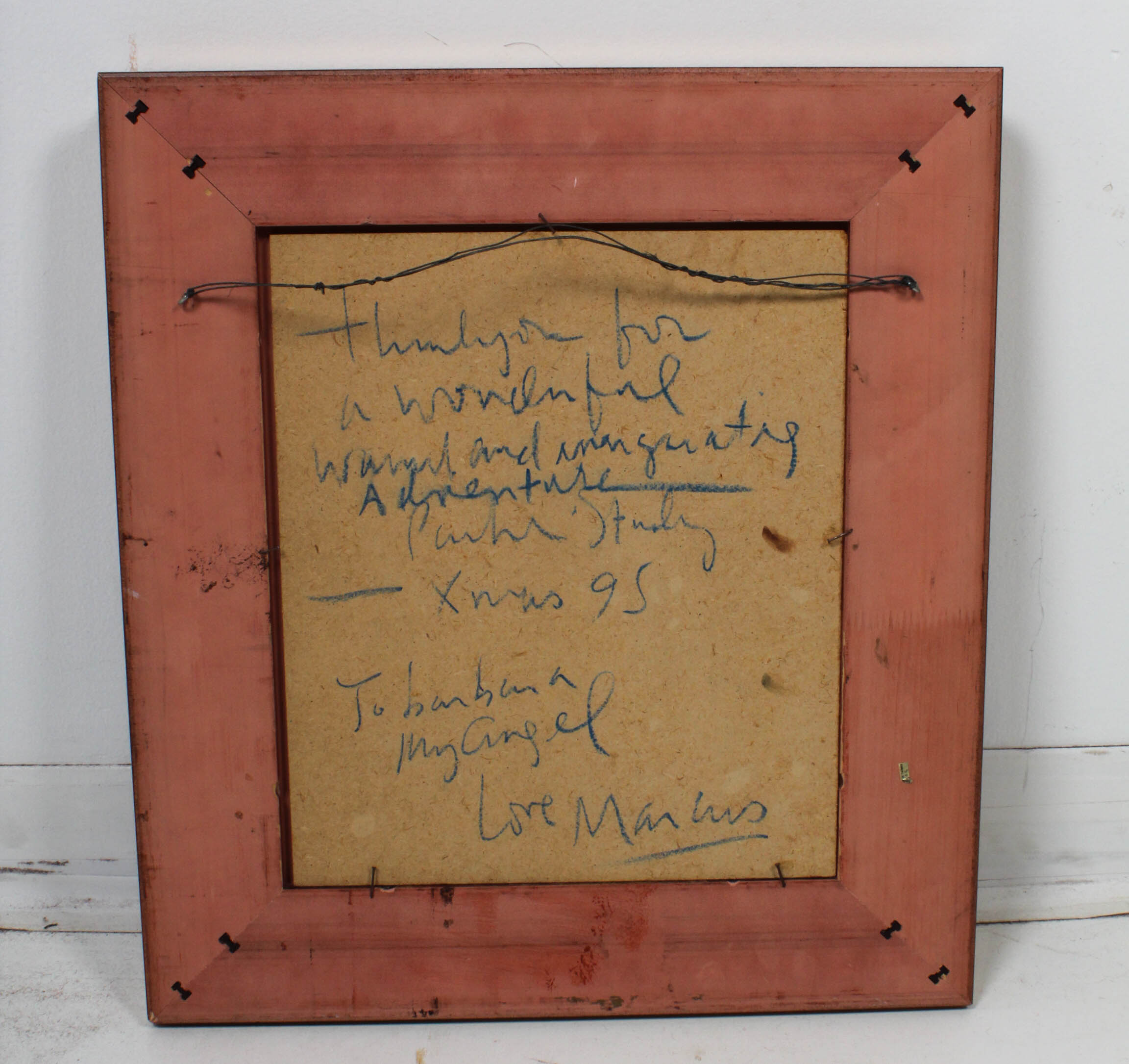 Marcus Signed 1995 Impressionist Acrylic Painting on Board