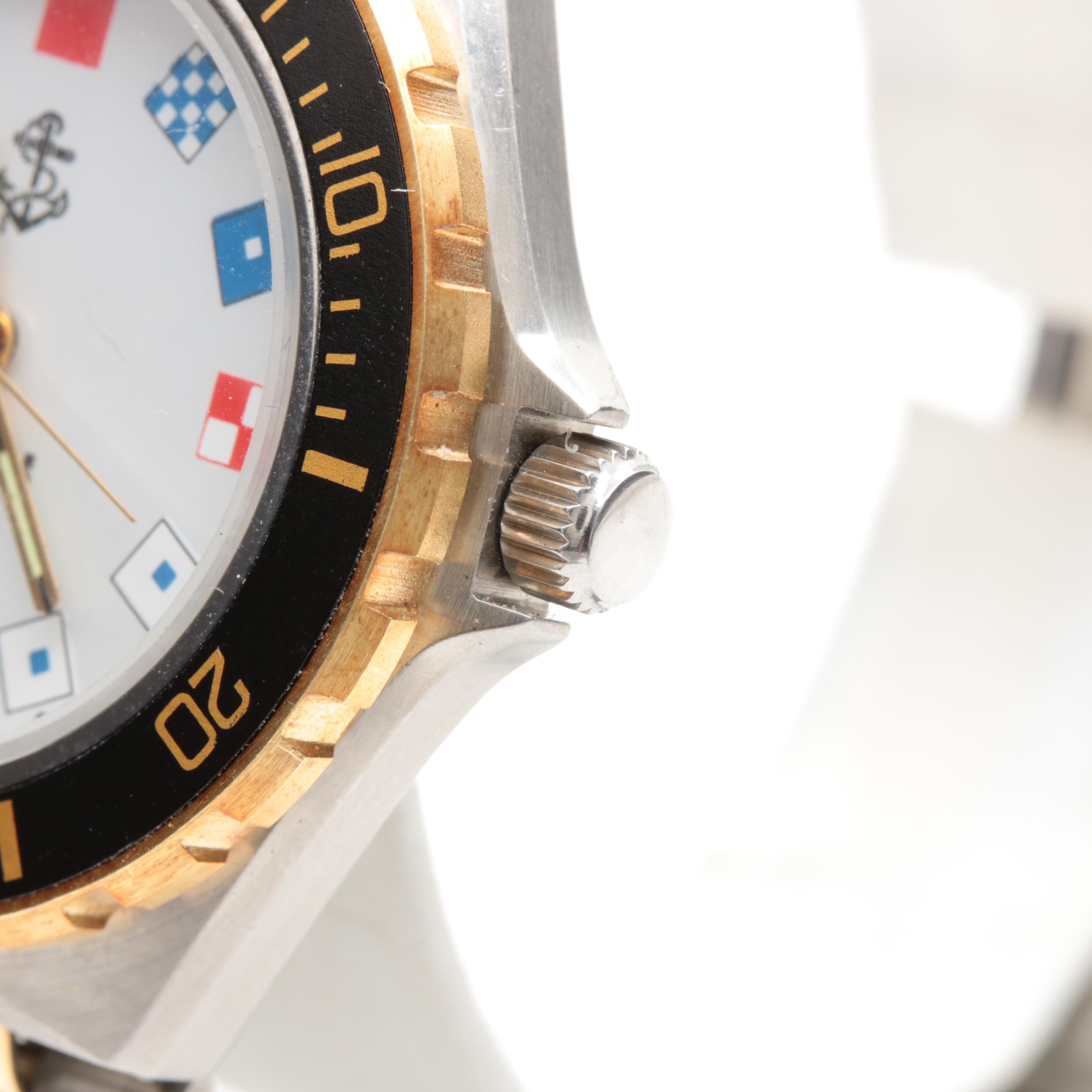 Pusser's Rum Stainless Steel Nautical Flag Watch