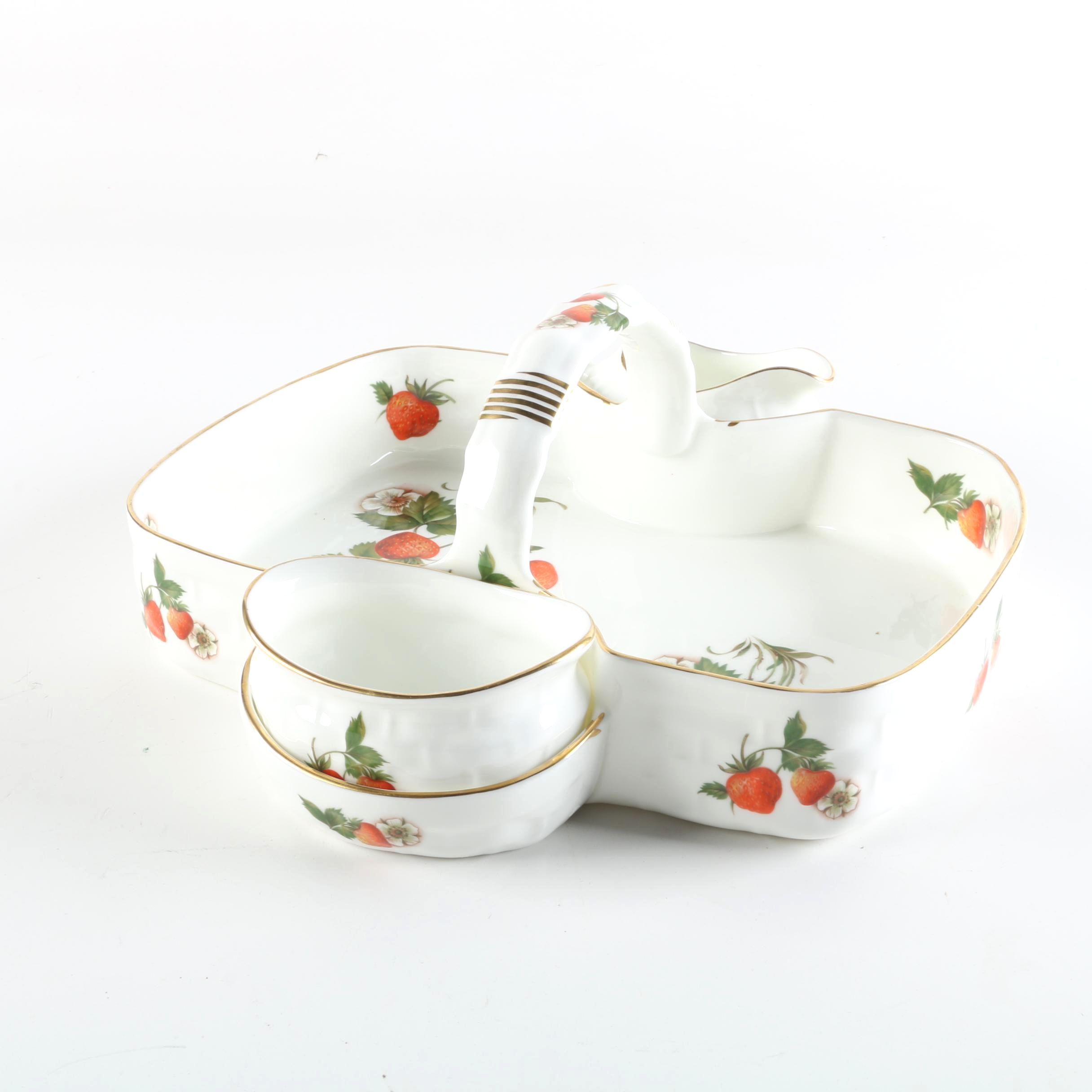 Oakley China Ltd. Bone China Strawberry Basket