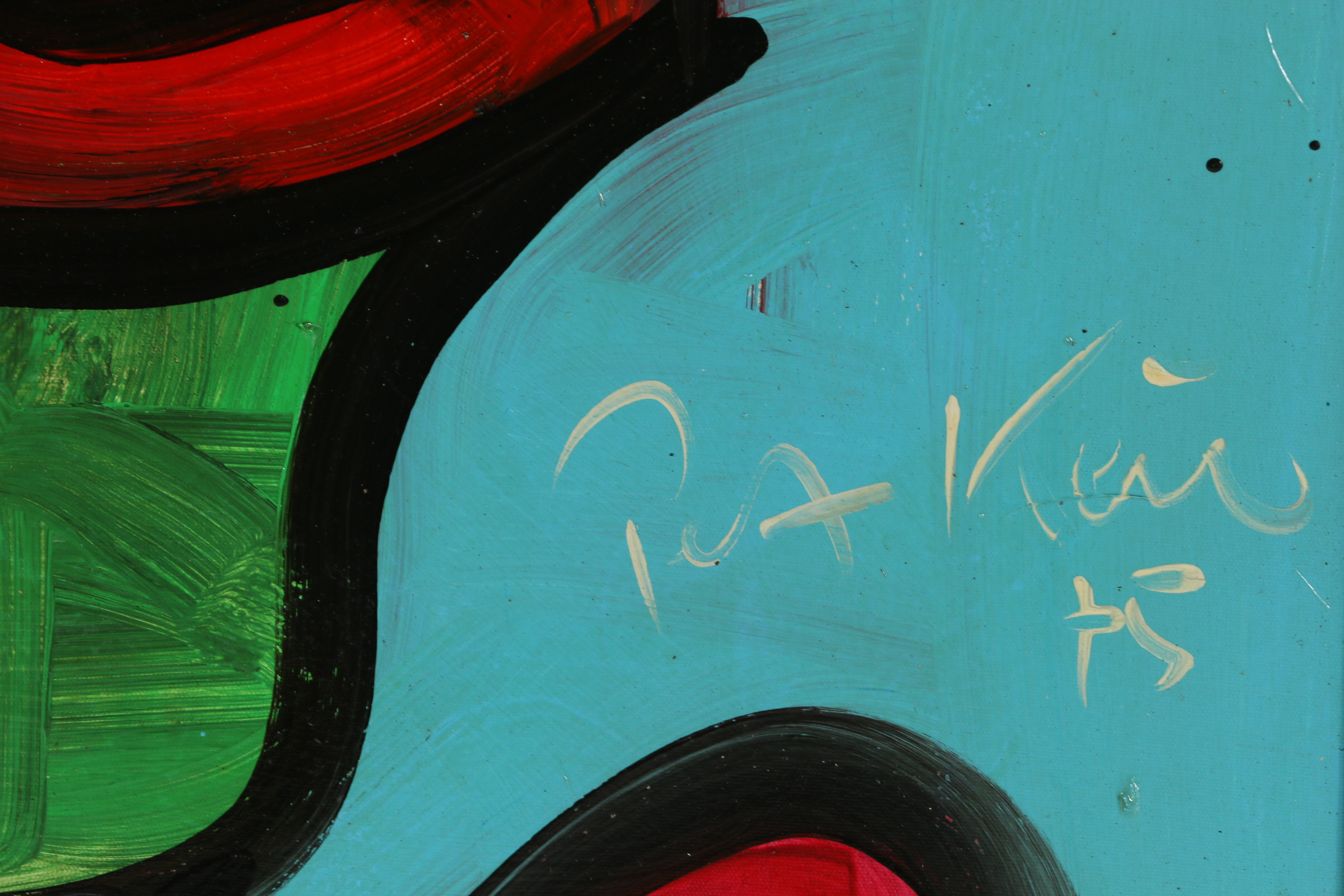 Peter Keil Acrylic Painting "The Sailor (Pablo Picasso)"