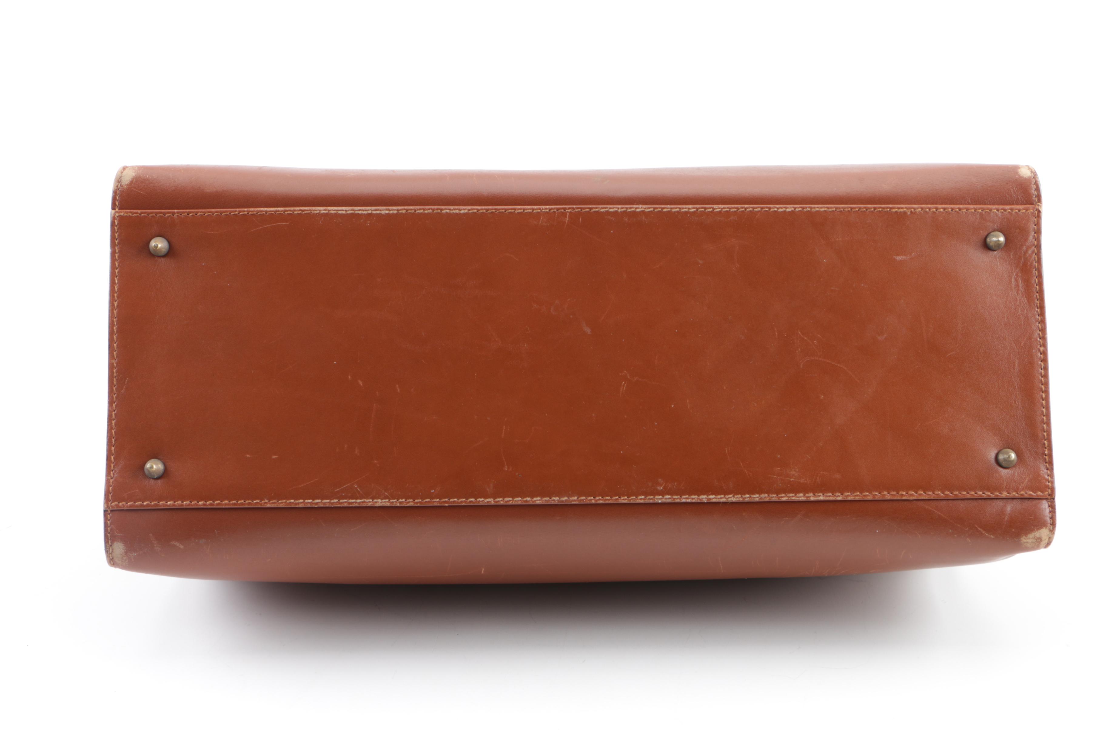 Vintage Ralph Lauren Brown Leather Doctor's Bag