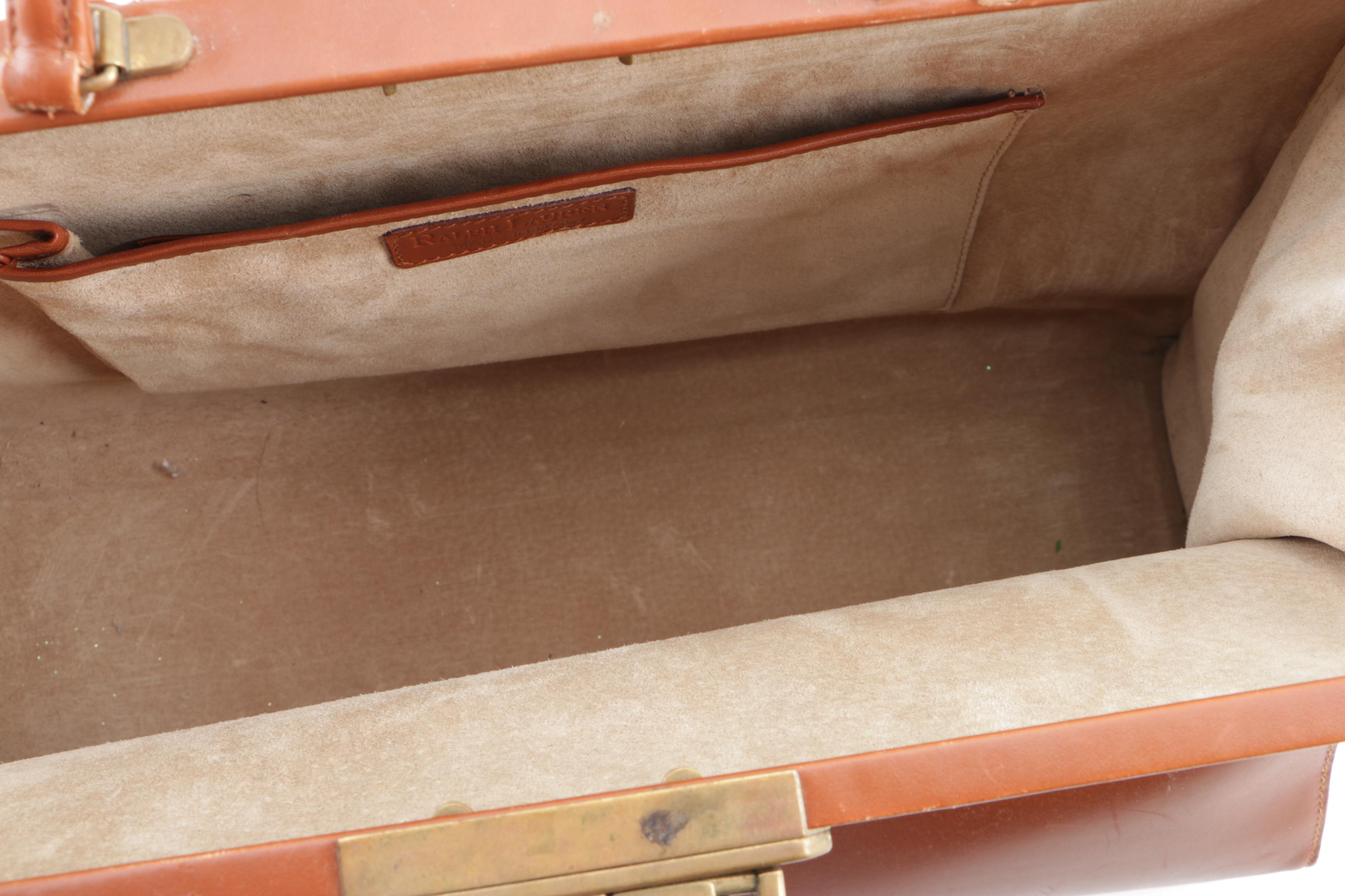 Vintage Ralph Lauren Brown Leather Doctor's Bag