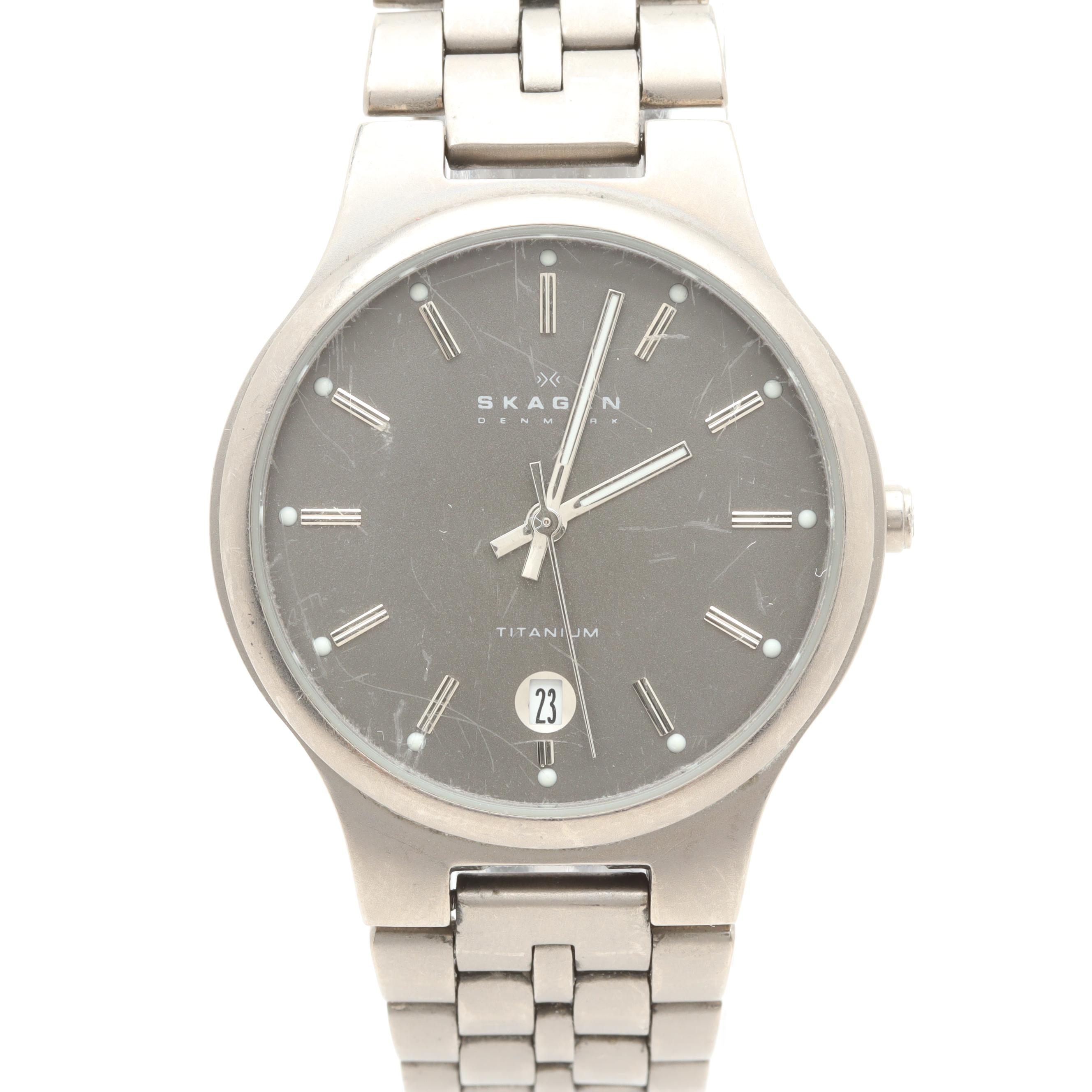 Skagen Titanium Grey Dial Watch
