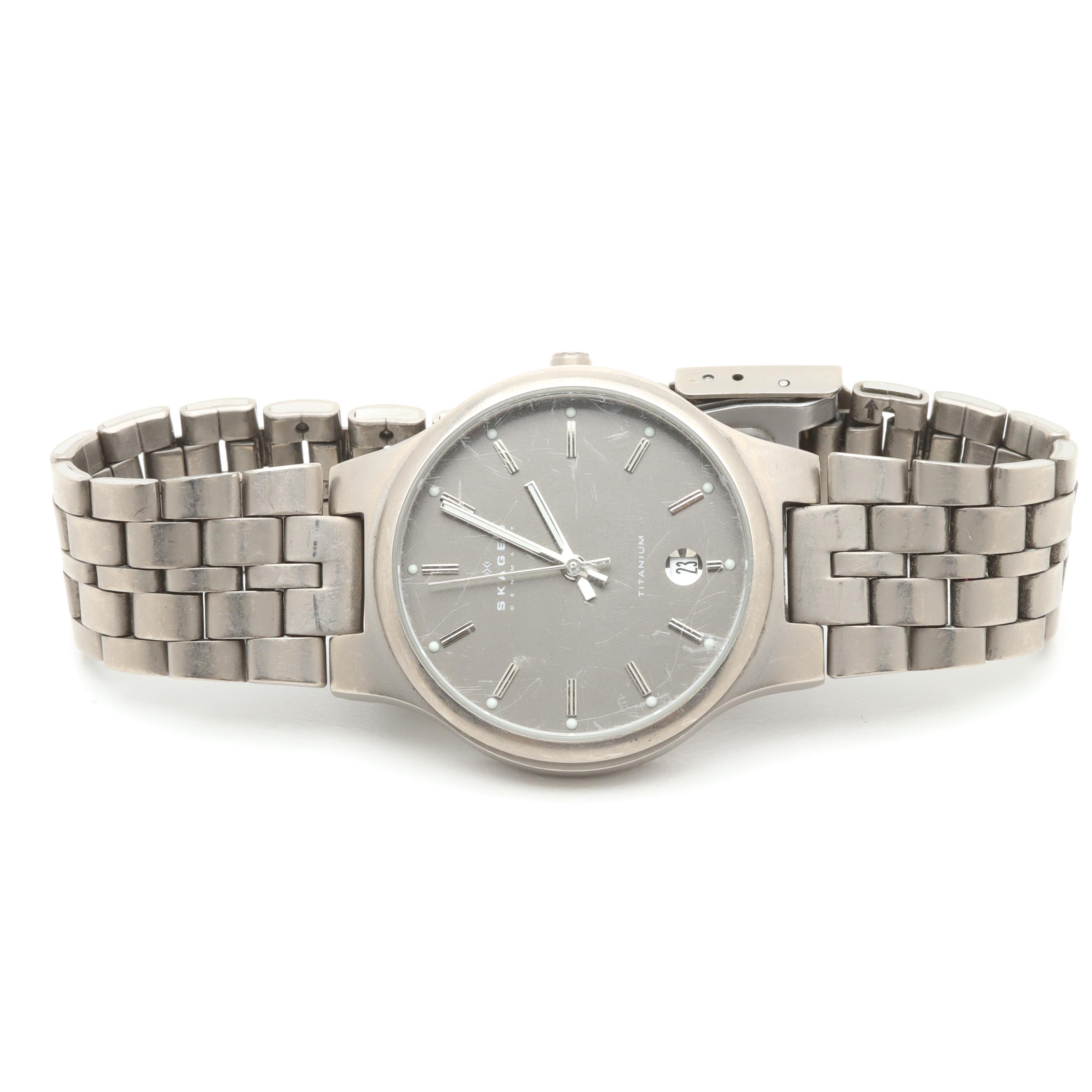 Skagen Titanium Grey Dial Watch