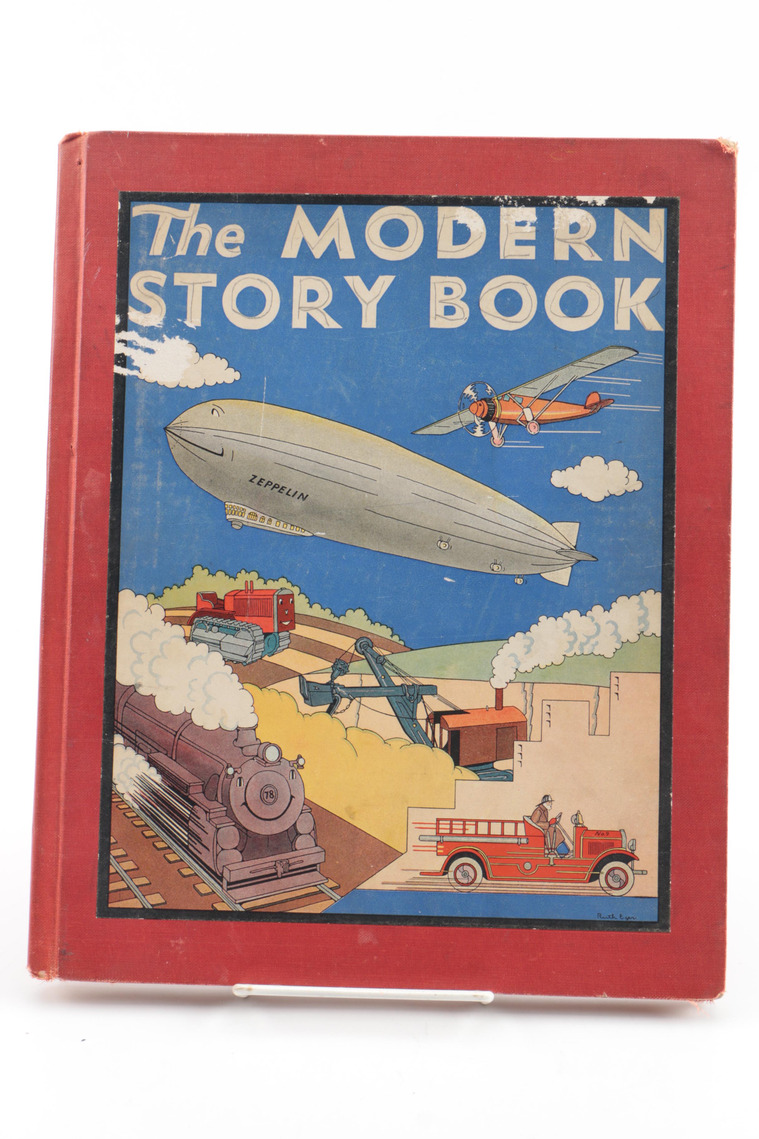 Vintage Brio Dime Bank with Children's Books