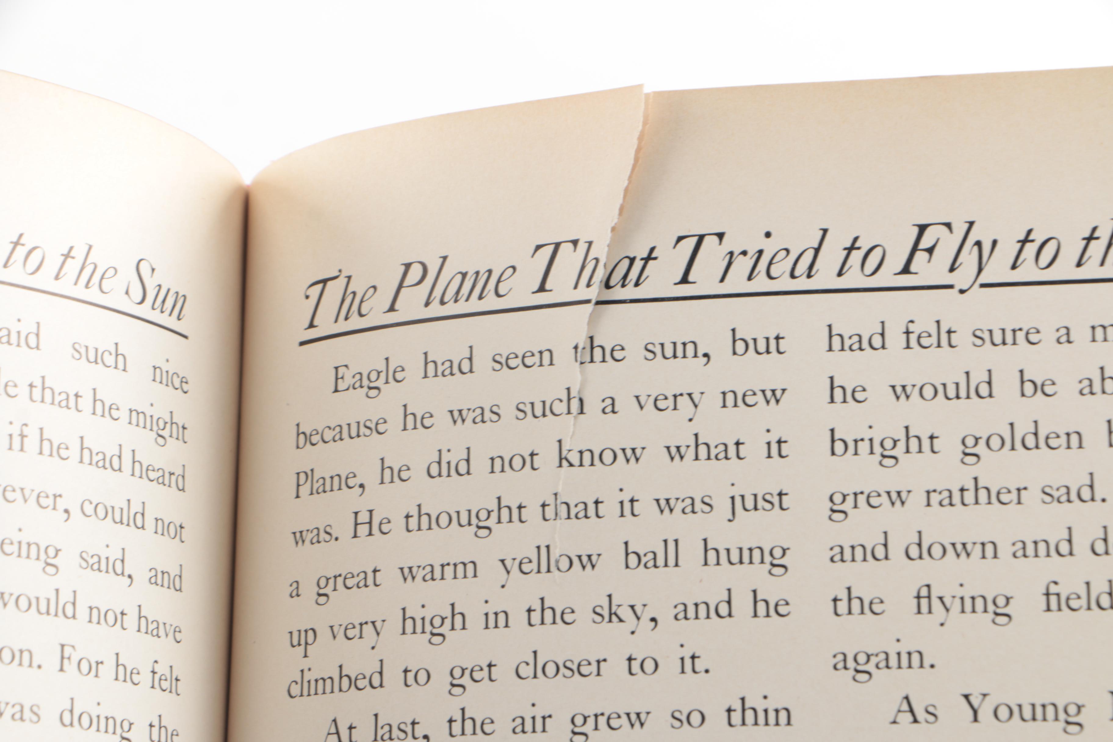 Vintage Brio Dime Bank with Children's Books