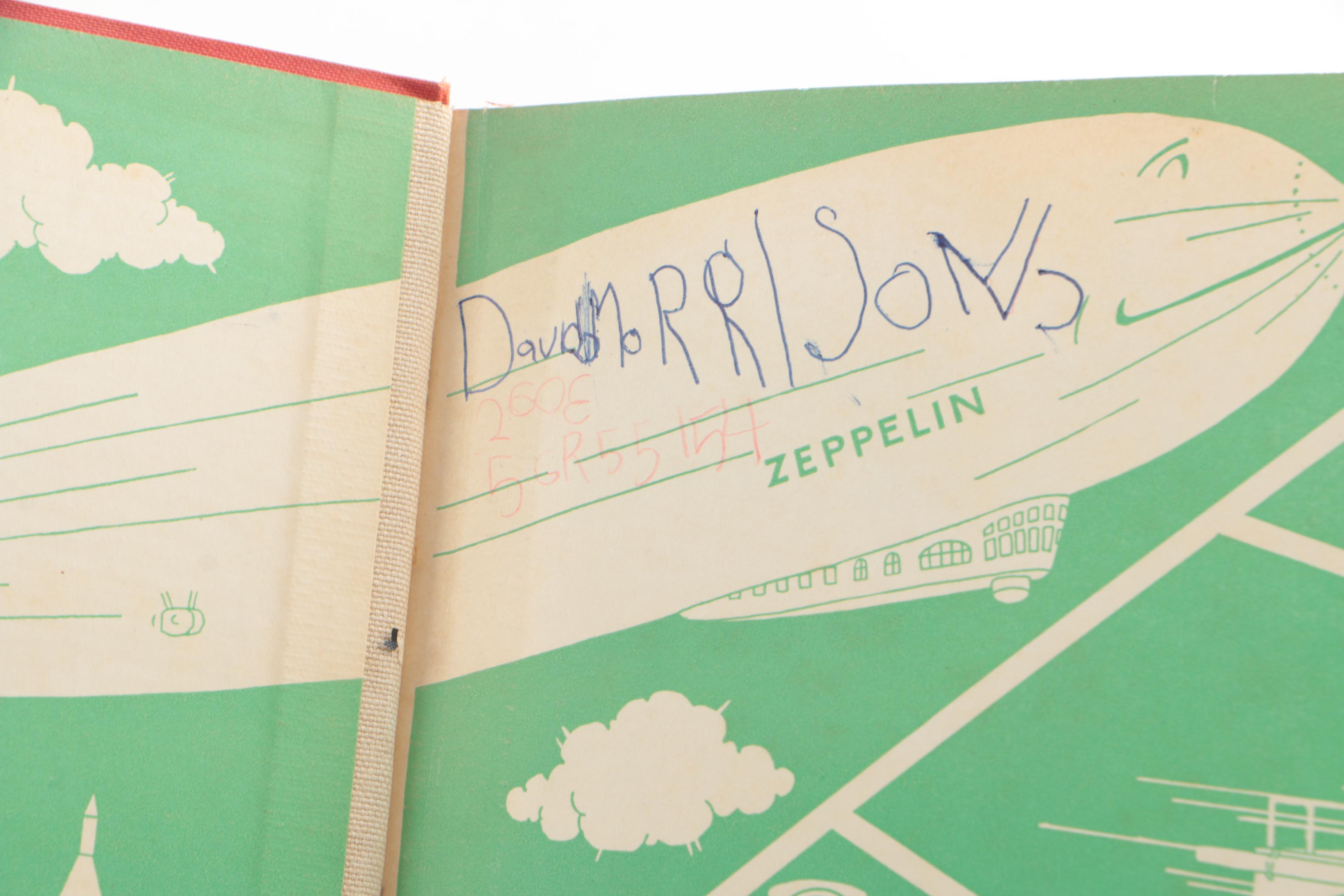 Vintage Brio Dime Bank with Children's Books