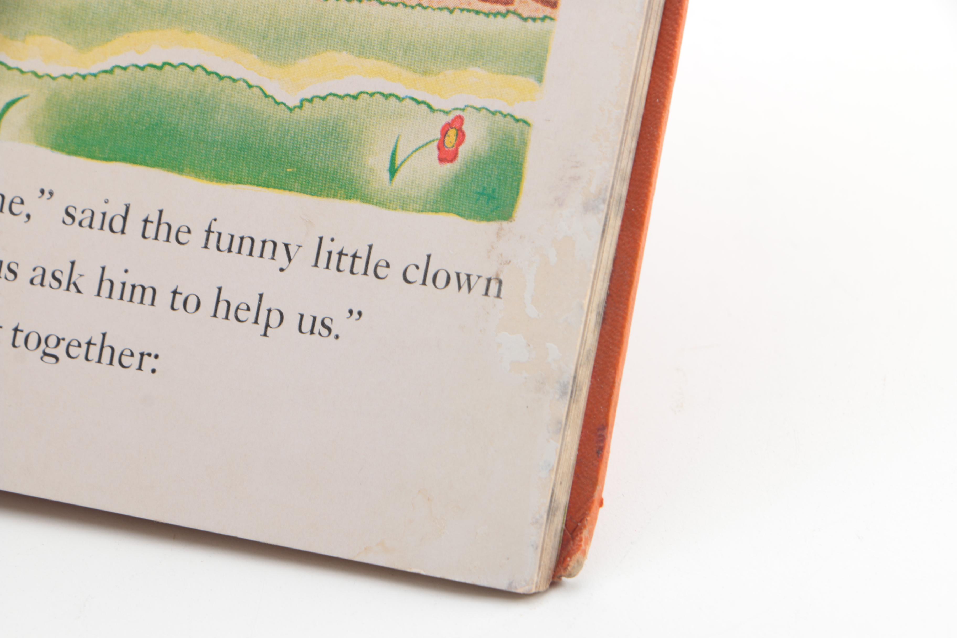 Vintage Brio Dime Bank with Children's Books