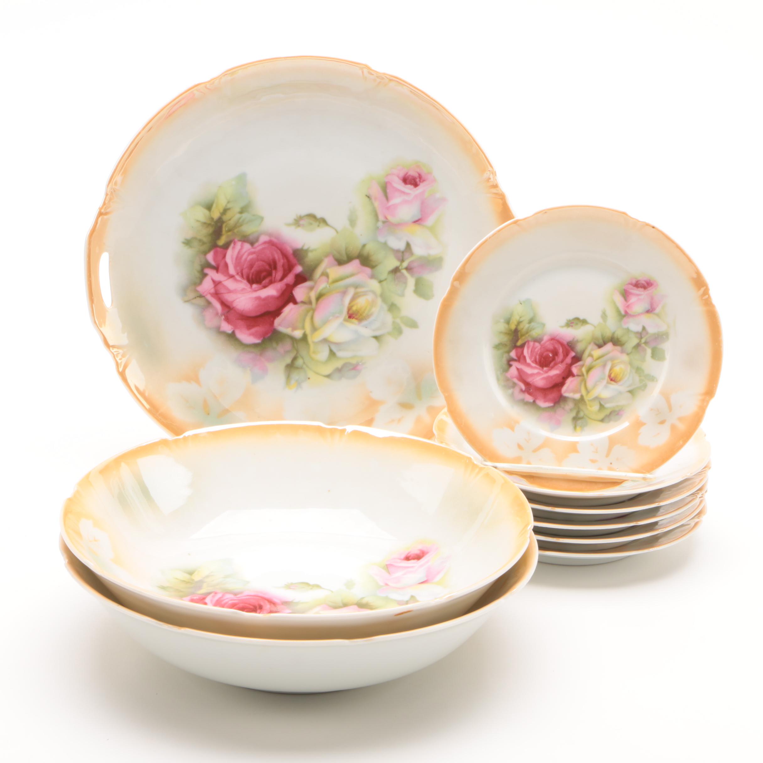 Vintage C. A. Lehmann & Sohn Porcelain Tableware ca. 1918-35