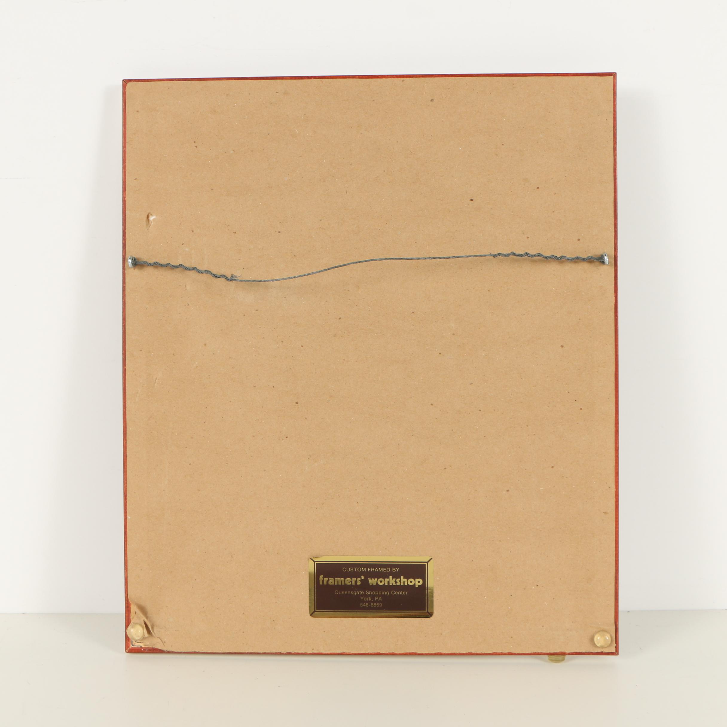 Walt Disney Company Offset Lithograph on Foil of Dumbo