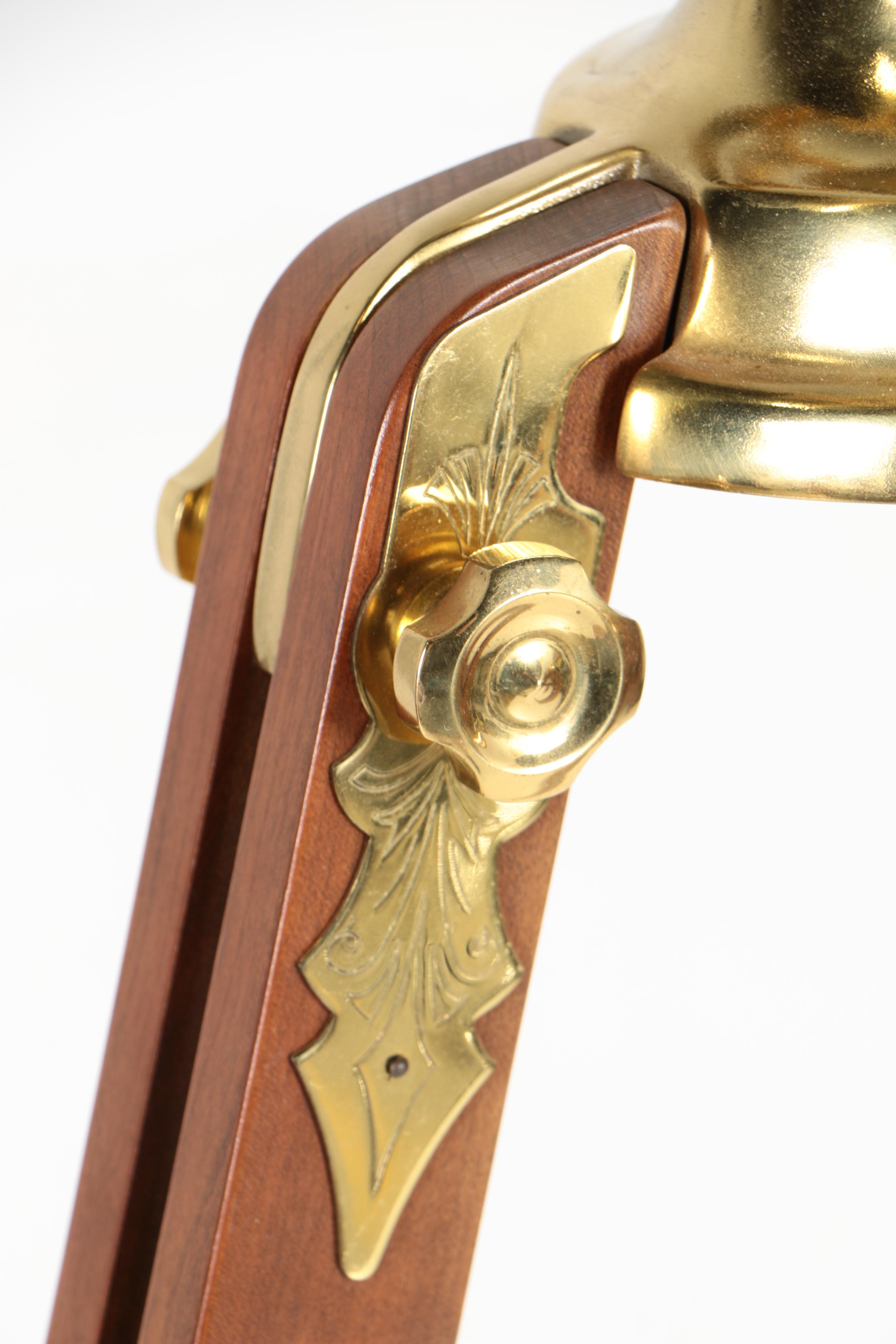 Bausch & Lomb "Harbormaster" Brass Telescope with Wooden Tripod