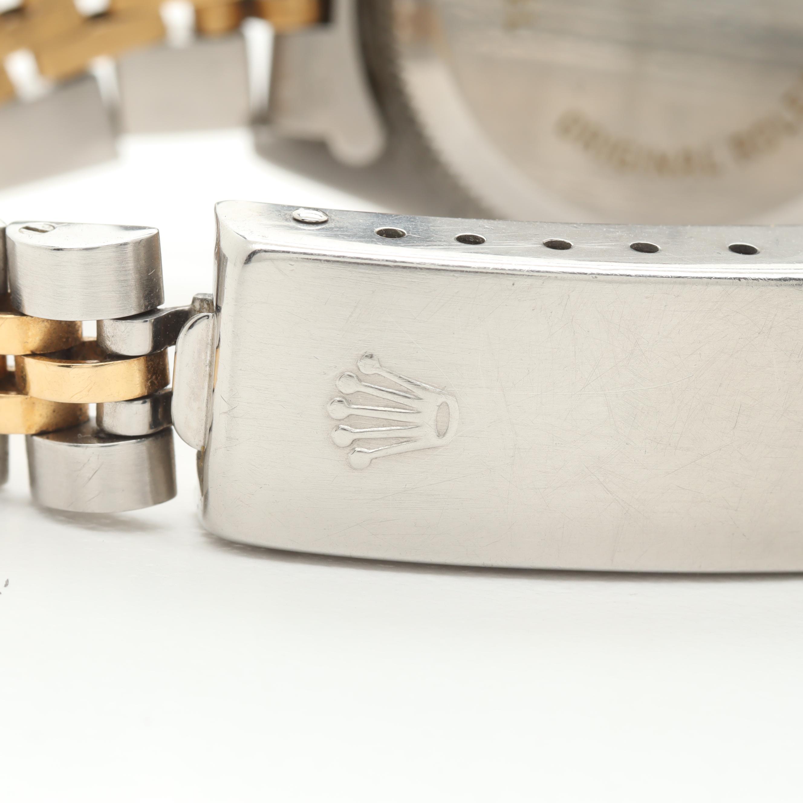 Circa 1987 Rolex Two-Tone Watch With Date Window