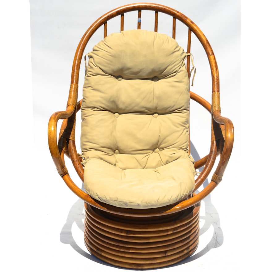 Swivel Rockasan Rattan Chair by Pier 1