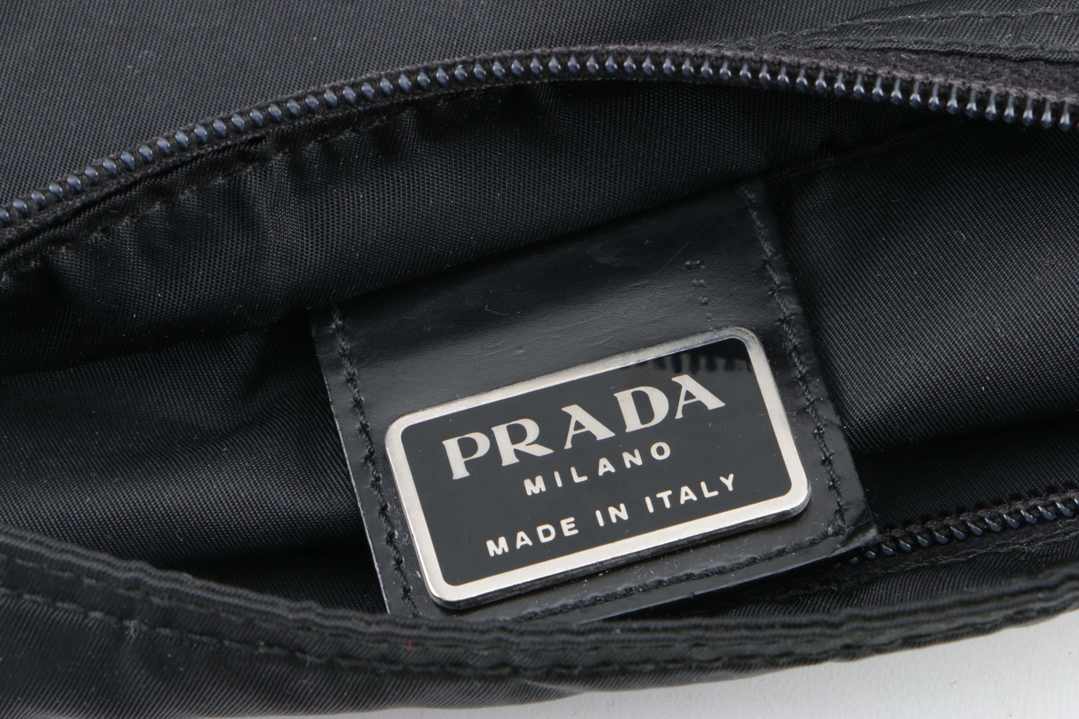 Prada Black Nylon Shoulder Bag