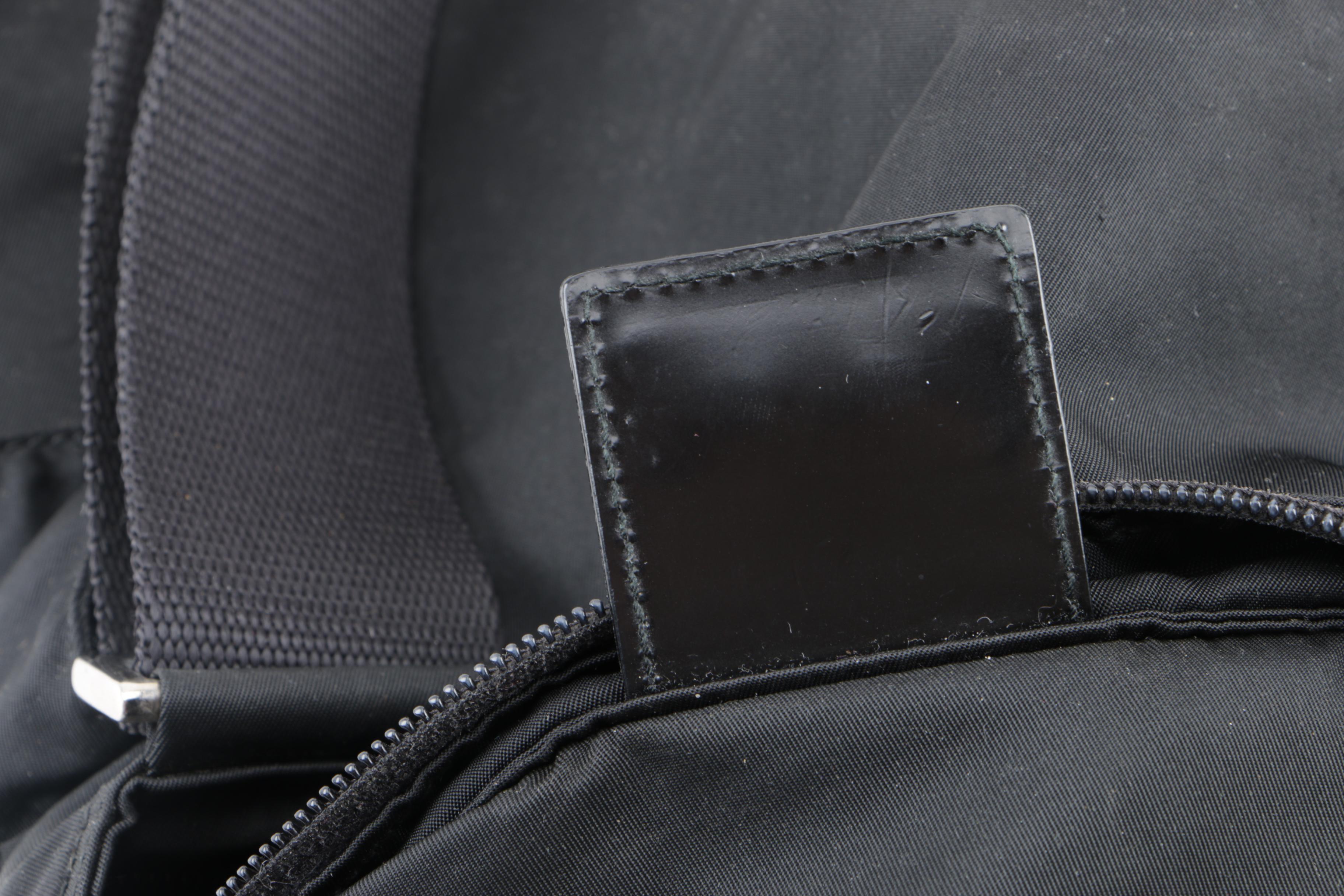 Prada Black Nylon Shoulder Bag