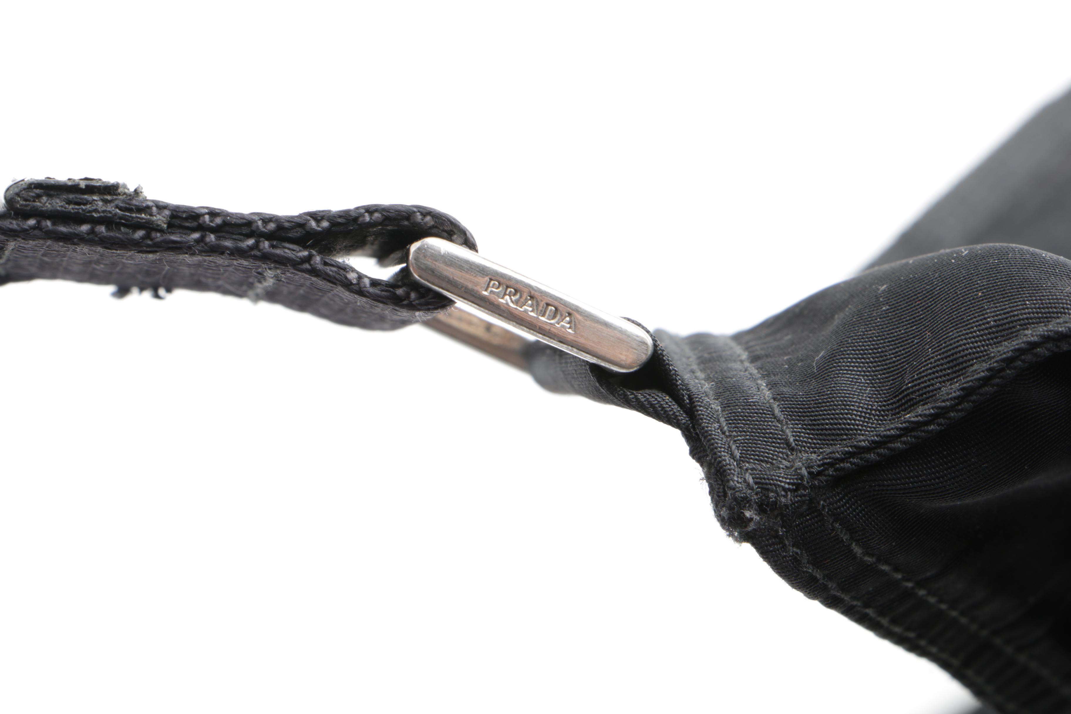Prada Black Nylon Shoulder Bag