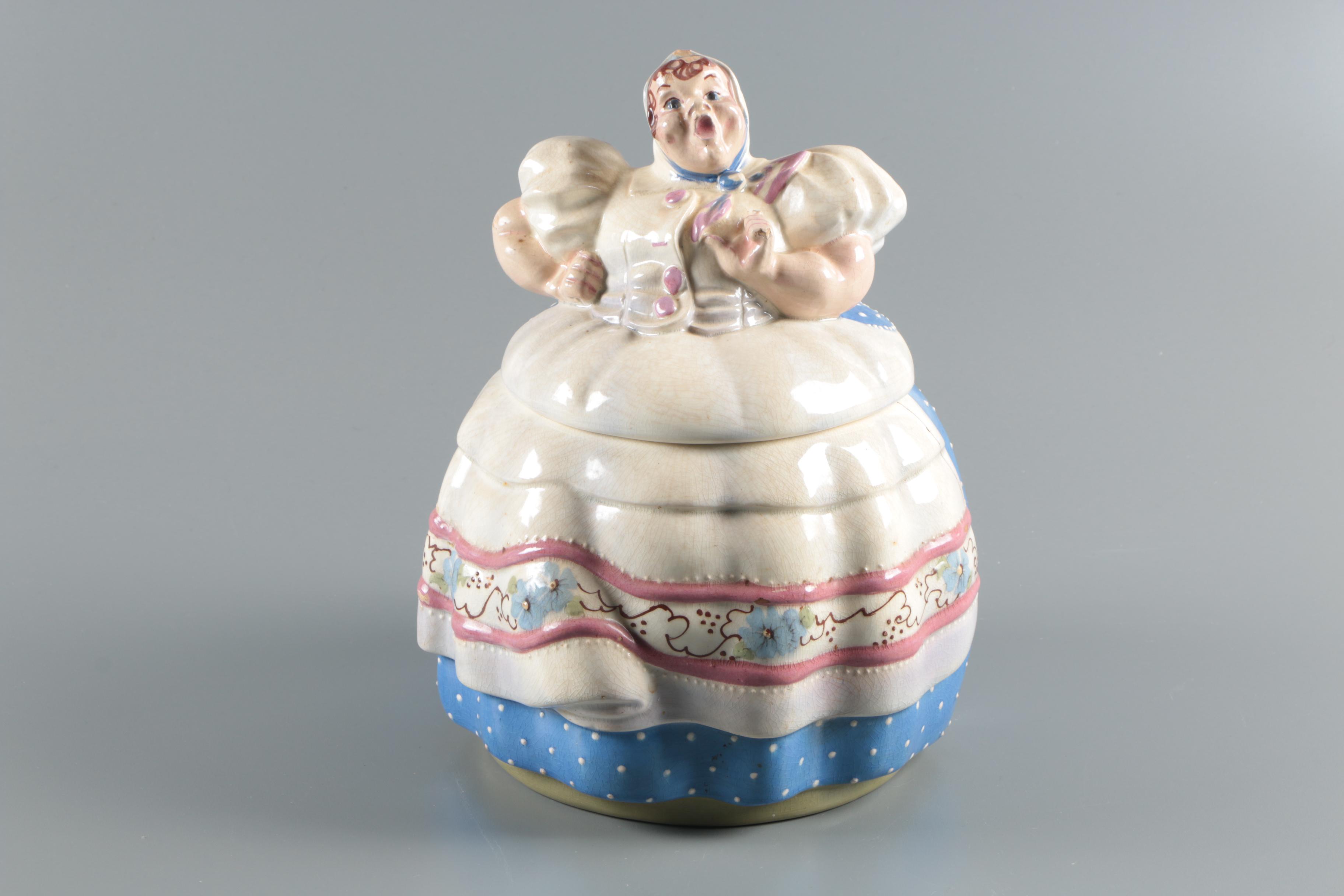 Cookie Jars Featuring Helen Hutula and Los Angeles Pottery with Figural Teapot