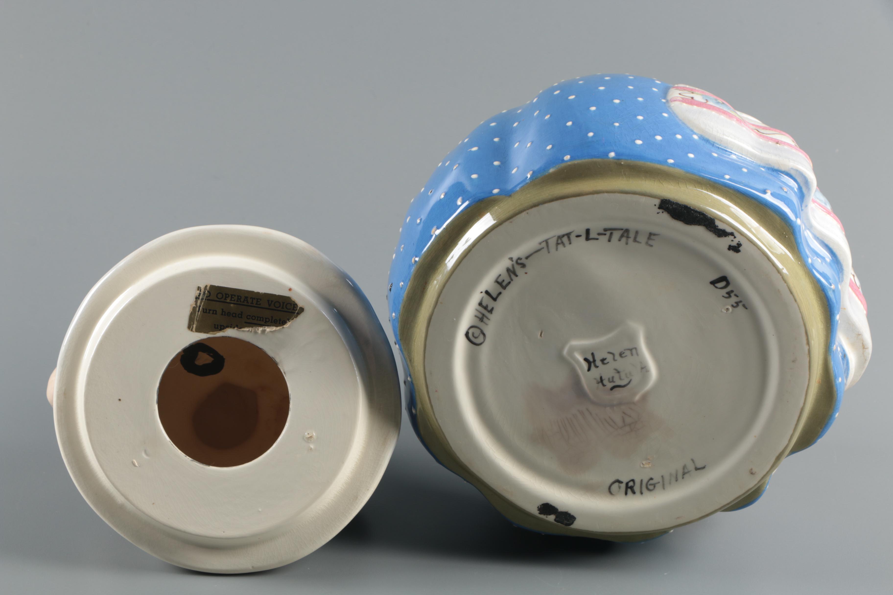 Cookie Jars Featuring Helen Hutula and Los Angeles Pottery with Figural Teapot