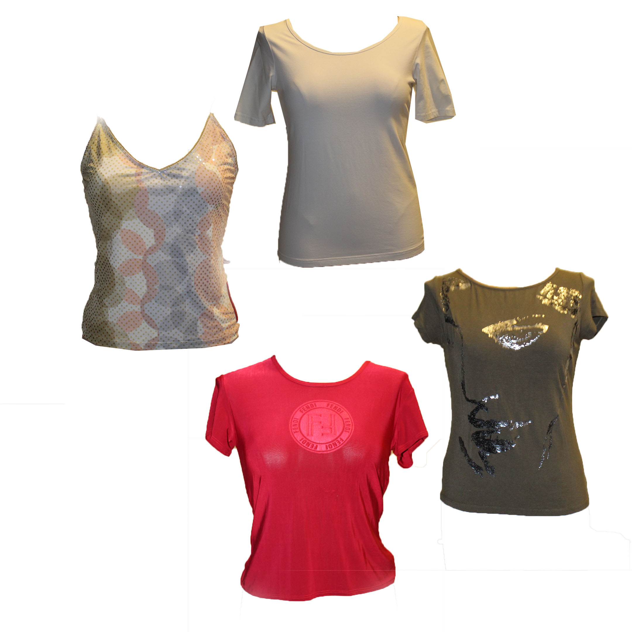 Women's Designer Shirts Featuring Prada, Fendi and Dolce & Gabbana