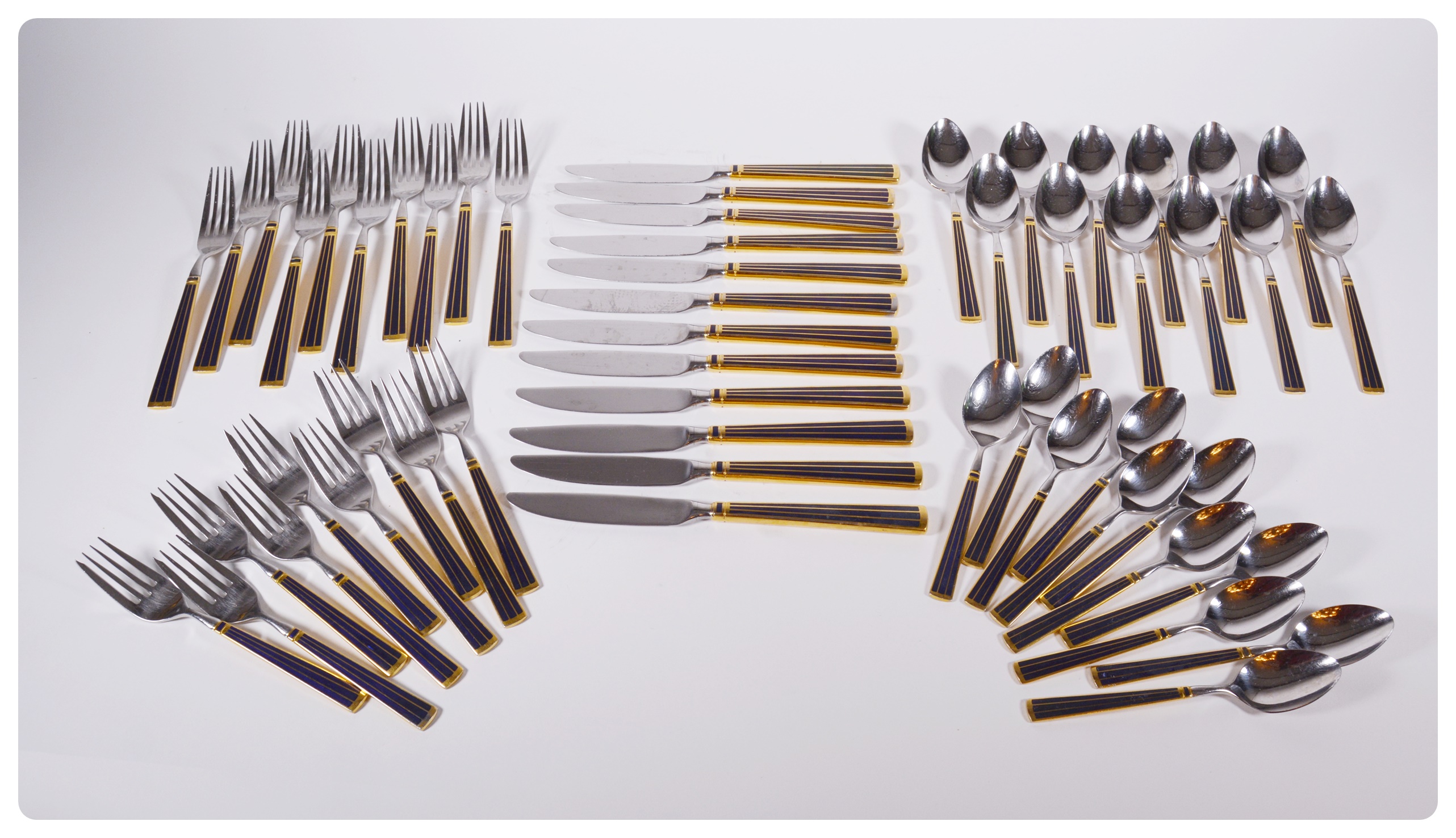 Kirk Stieff "Cloisonne Embassy" Stainless Flatware