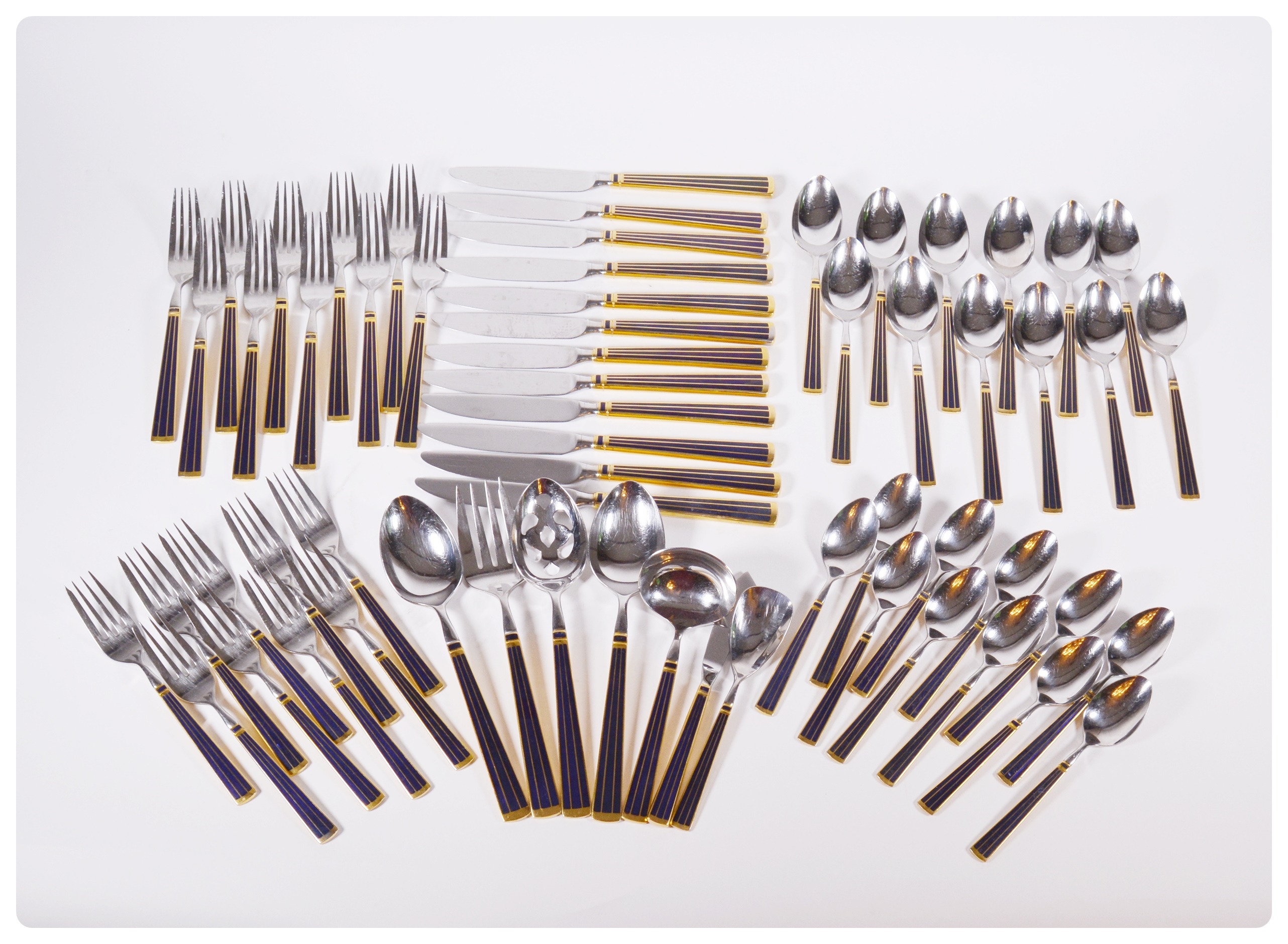 Kirk Stieff "Cloisonne Embassy" Stainless Flatware