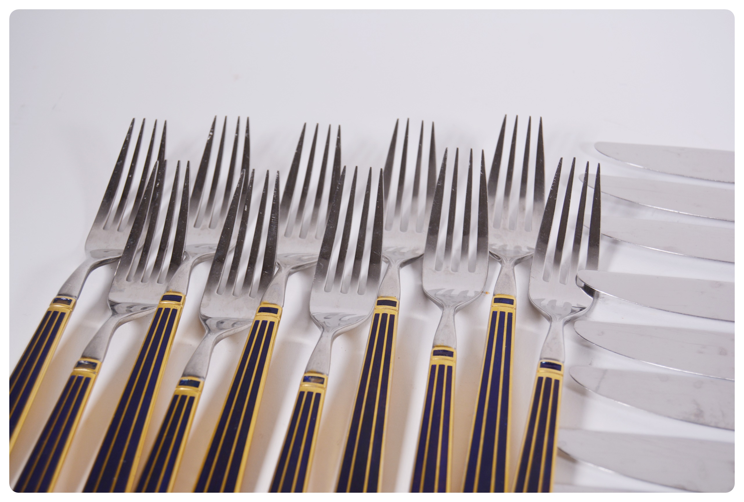 Kirk Stieff "Cloisonne Embassy" Stainless Flatware