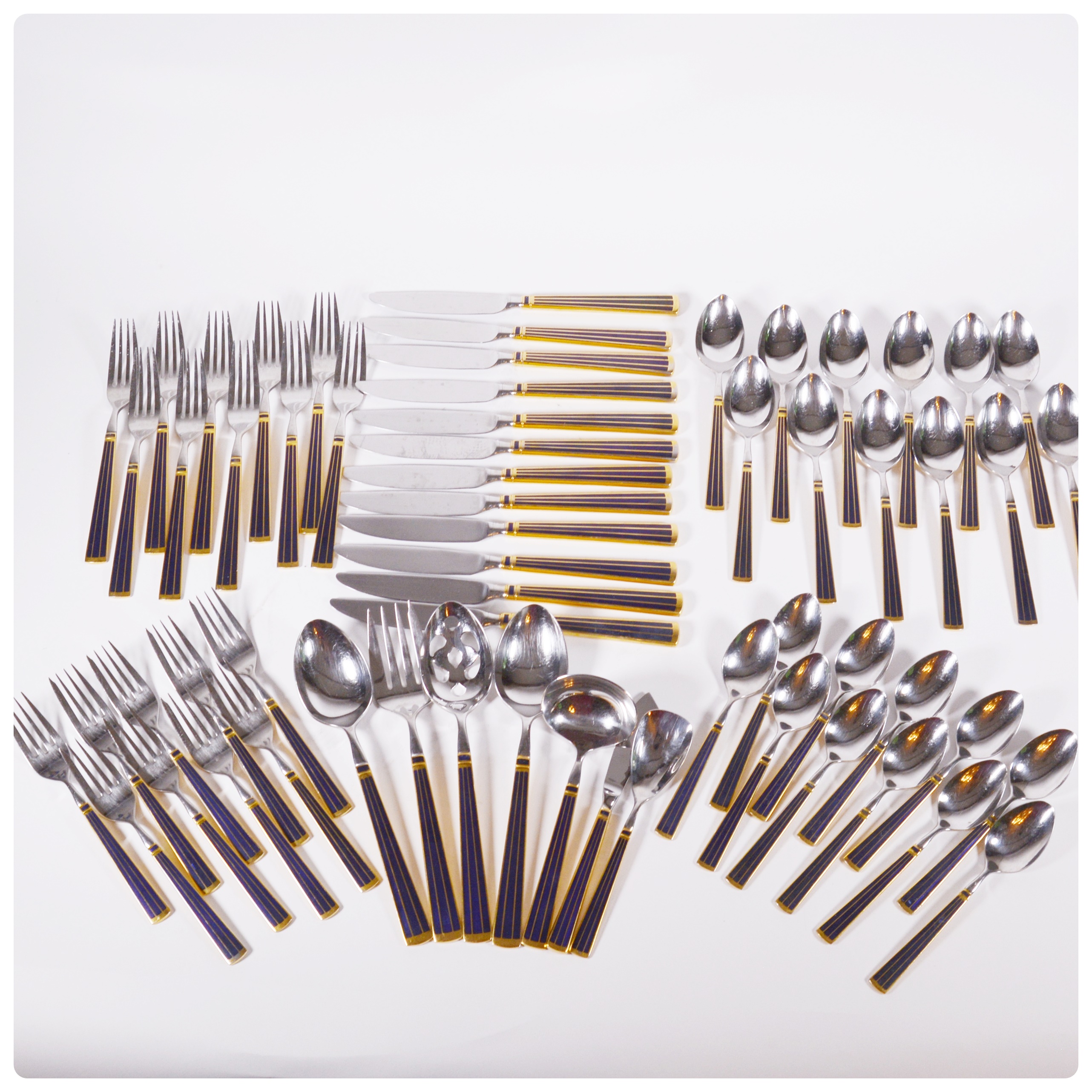 Kirk Stieff "Cloisonne Embassy" Stainless Flatware