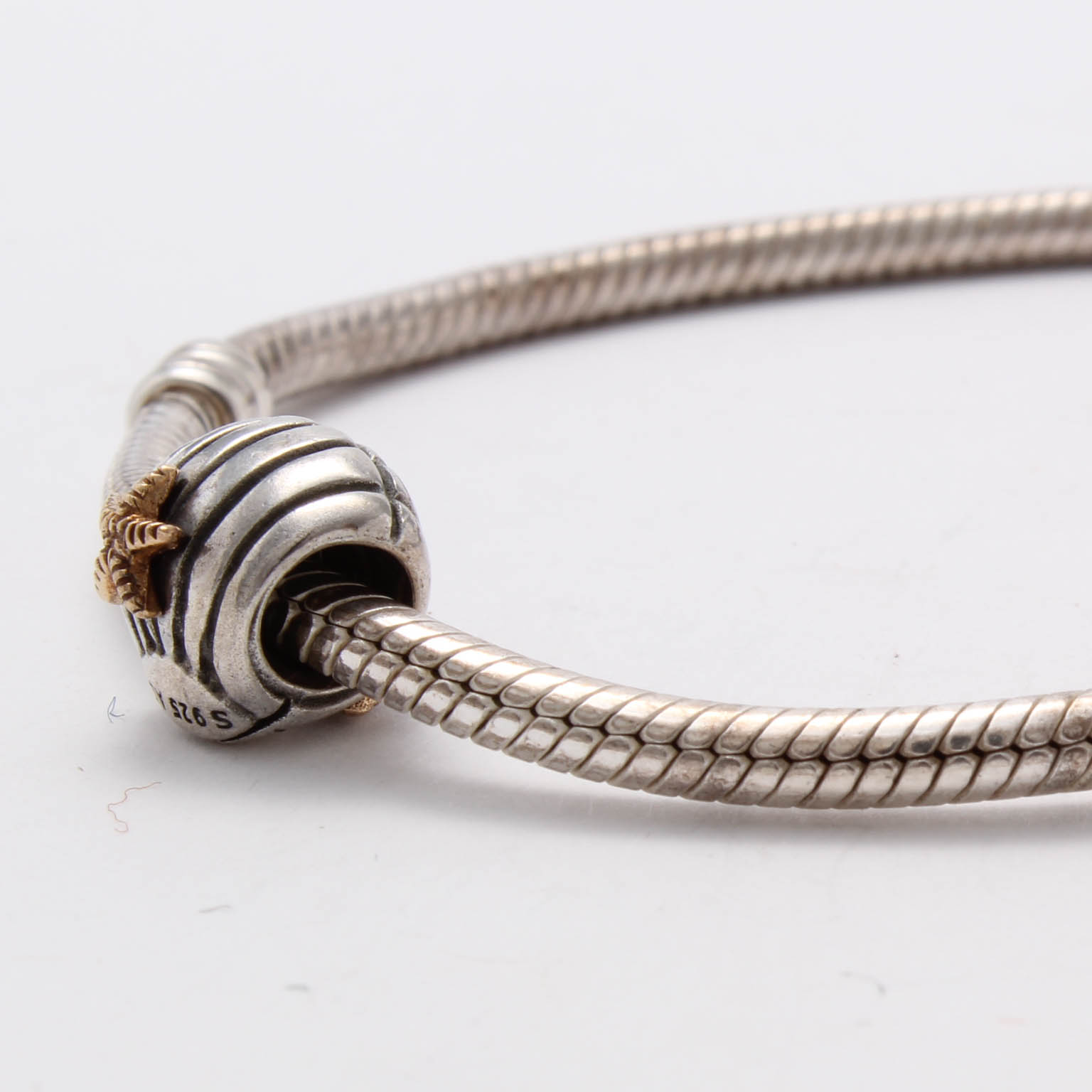 Pandora Sterling Silver Bracelet with Seashell Charm