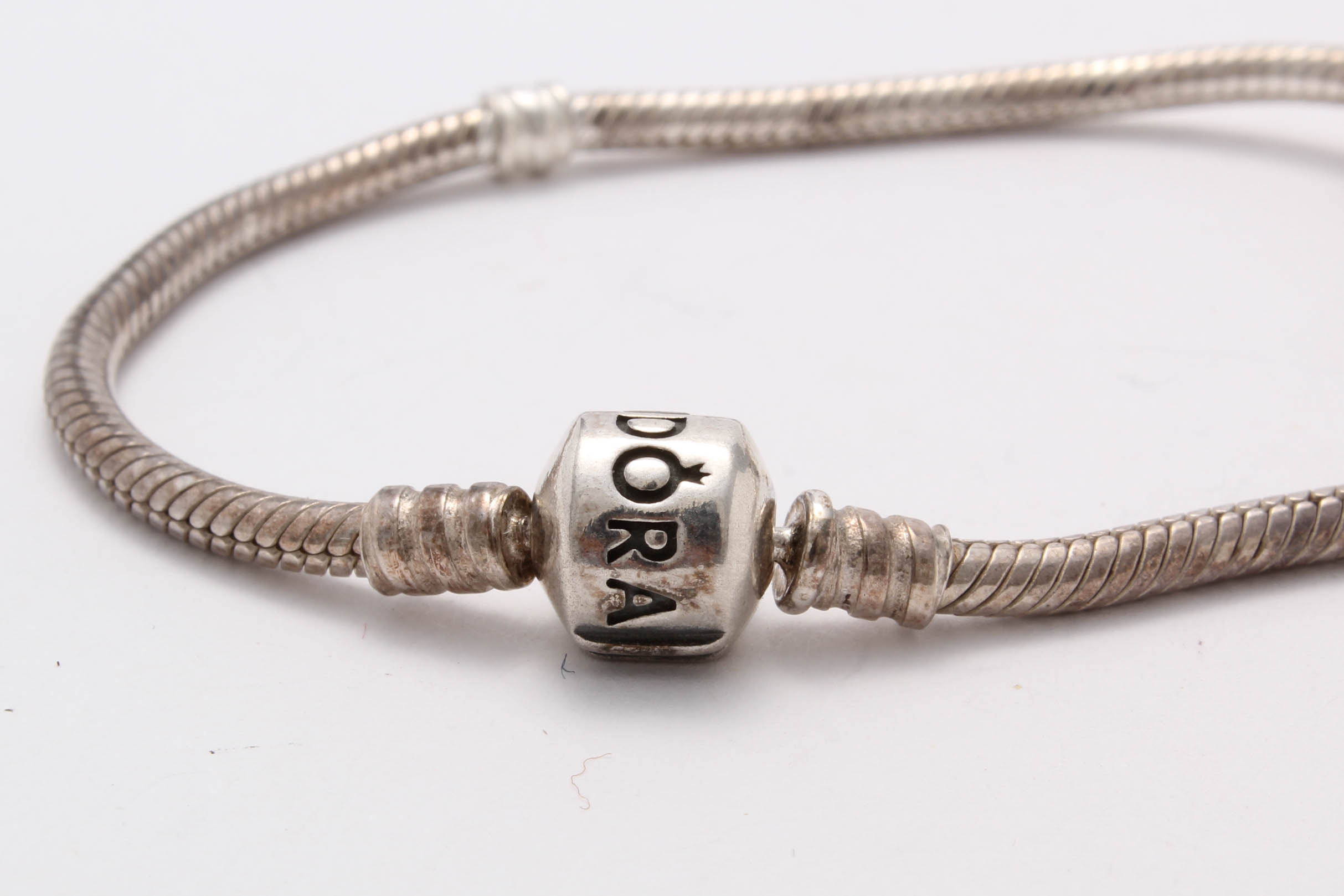 Pandora Sterling Silver Bracelet with Seashell Charm