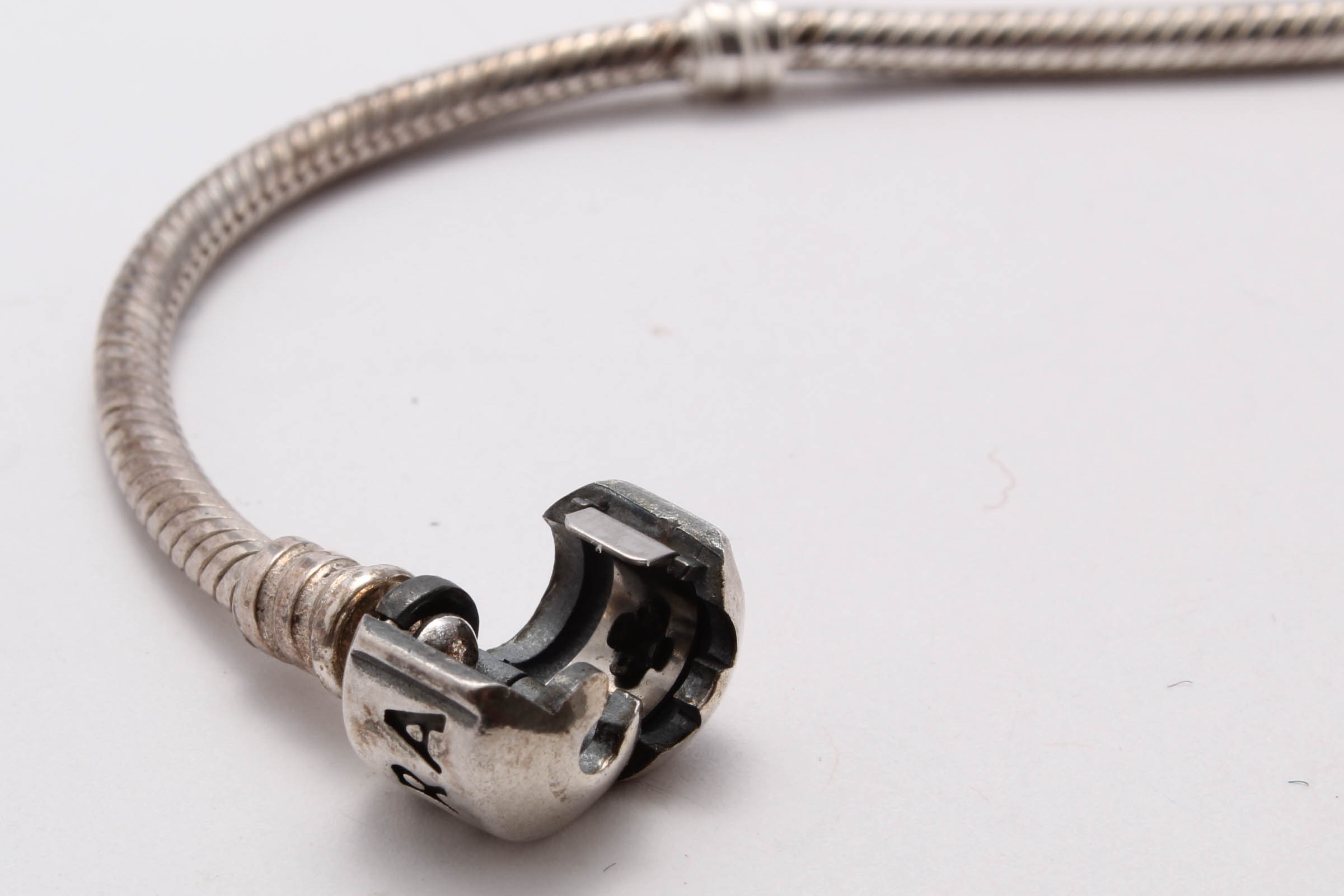 Pandora Sterling Silver Bracelet with Seashell Charm