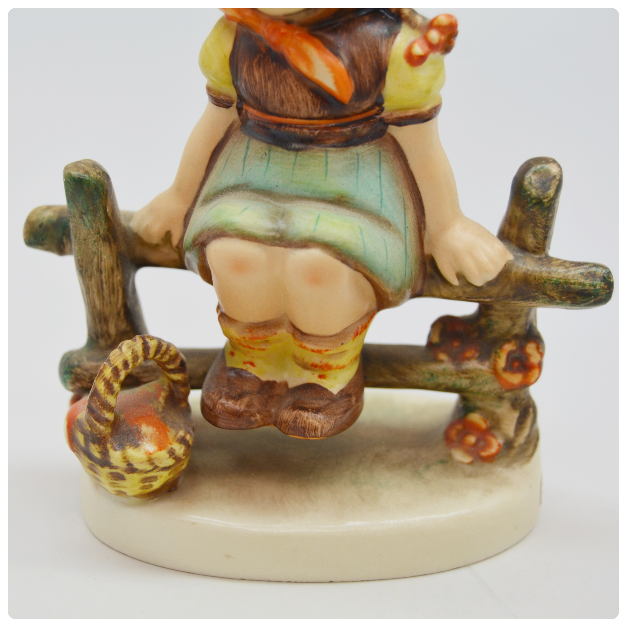 Goebel M.I. Hummel "Wayside Harmony" and "Just Resting" Porcelain Figurines