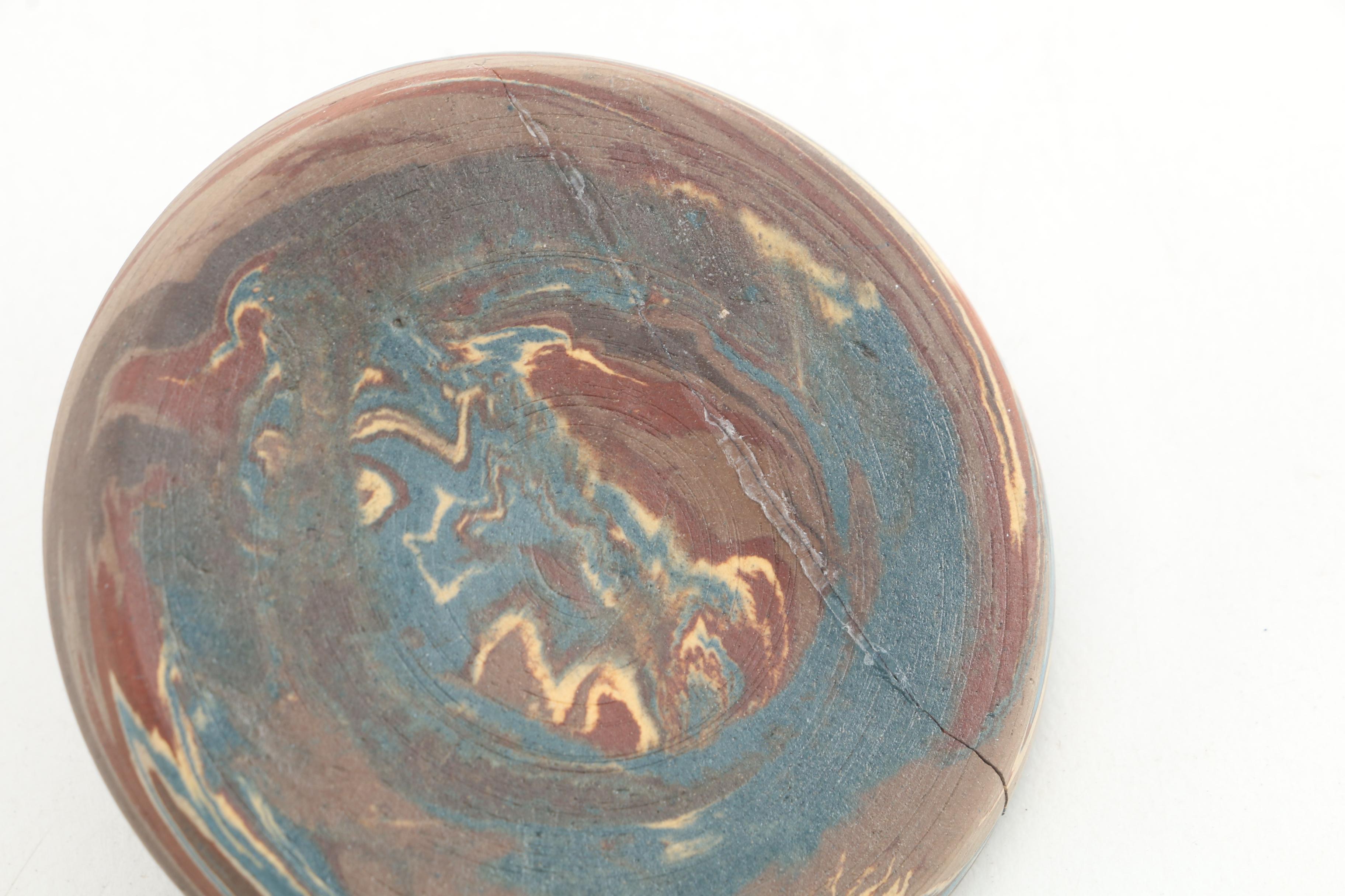 Early 20th Century Niloak Pottery "Mission Ware" Vases and Lidded Jar