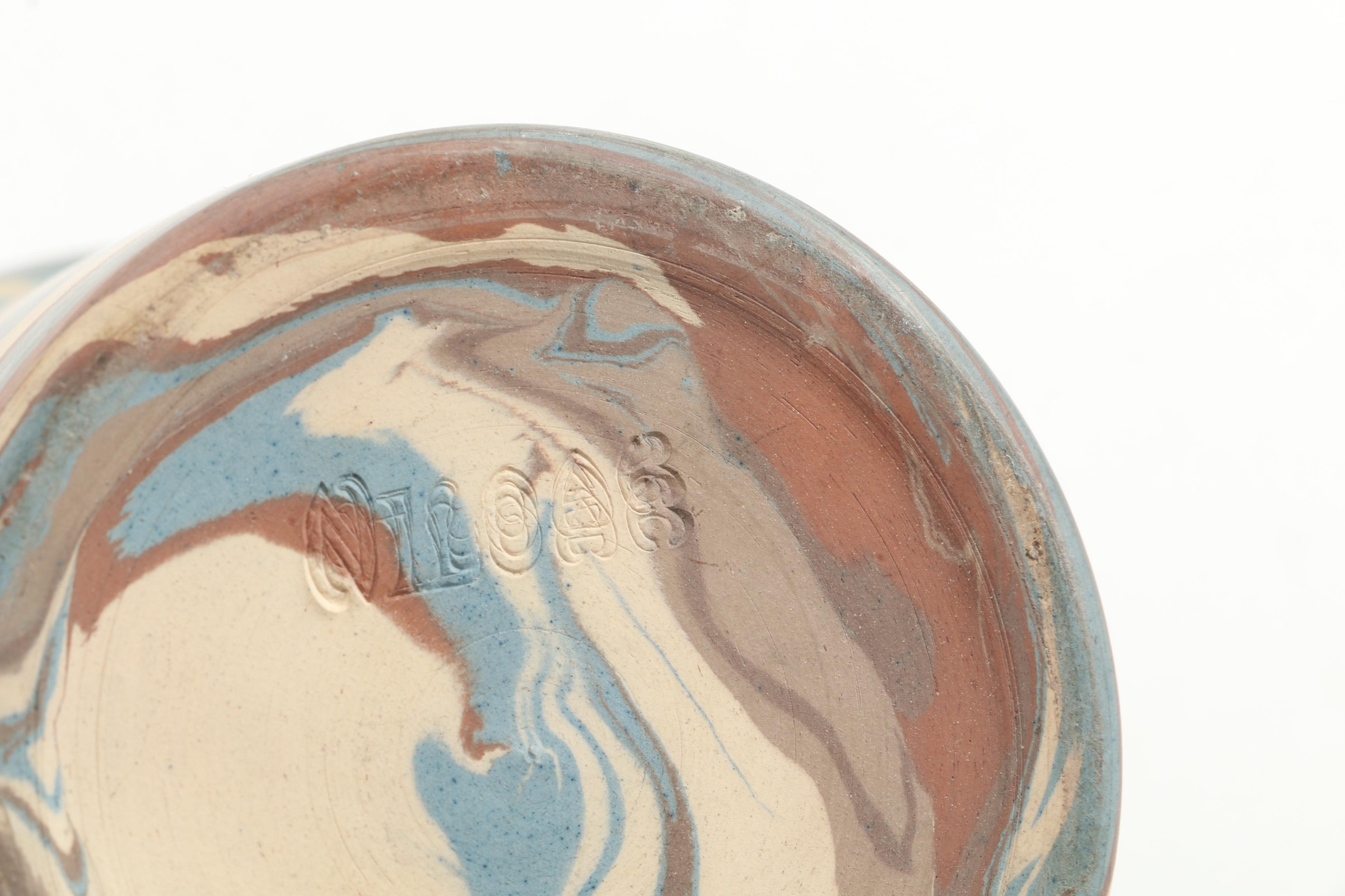 Early 20th Century Niloak Pottery "Mission Ware" Vases and Lidded Jar