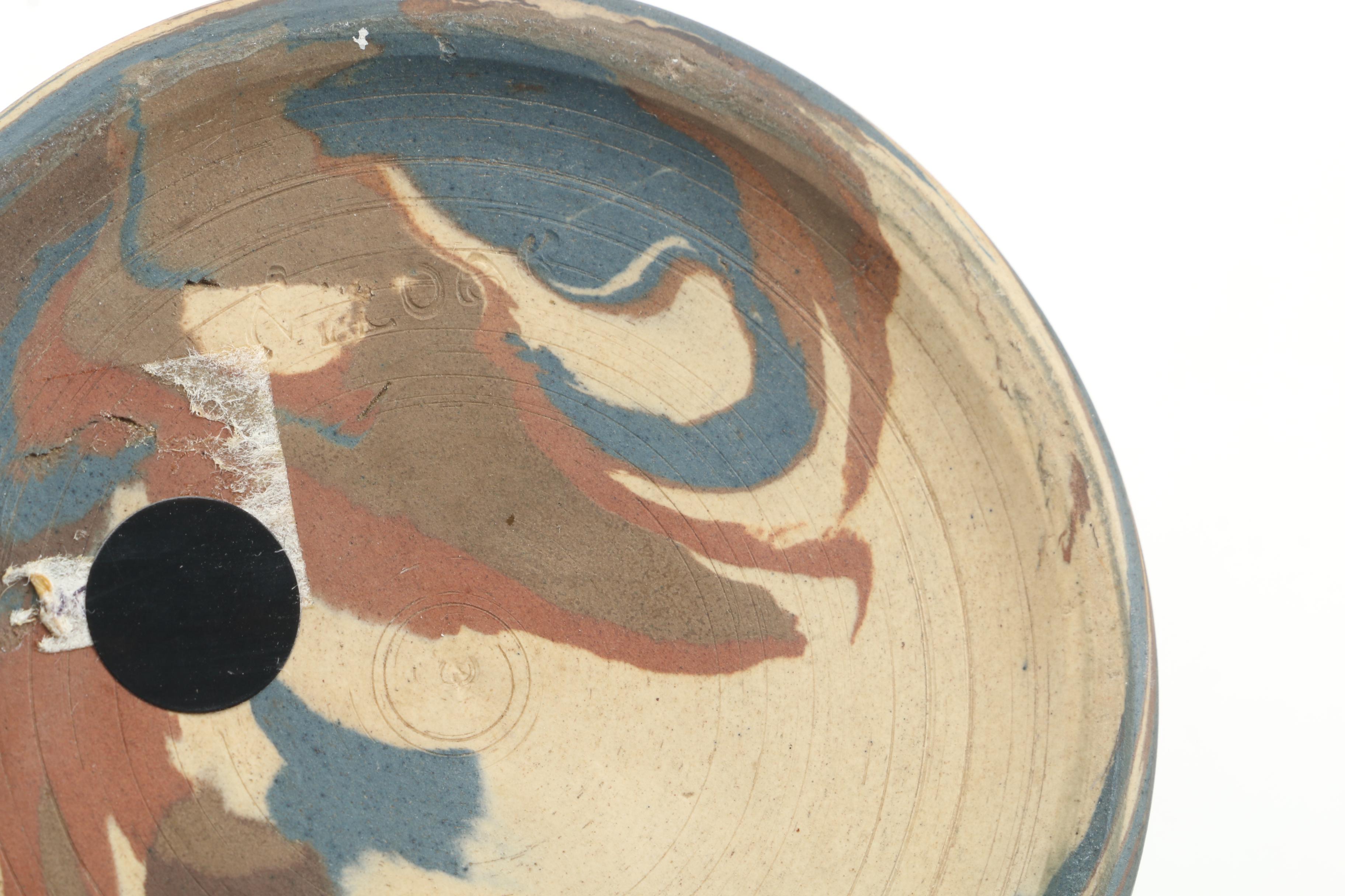 Early 20th Century Niloak Pottery "Mission Ware" Vases and Lidded Jar