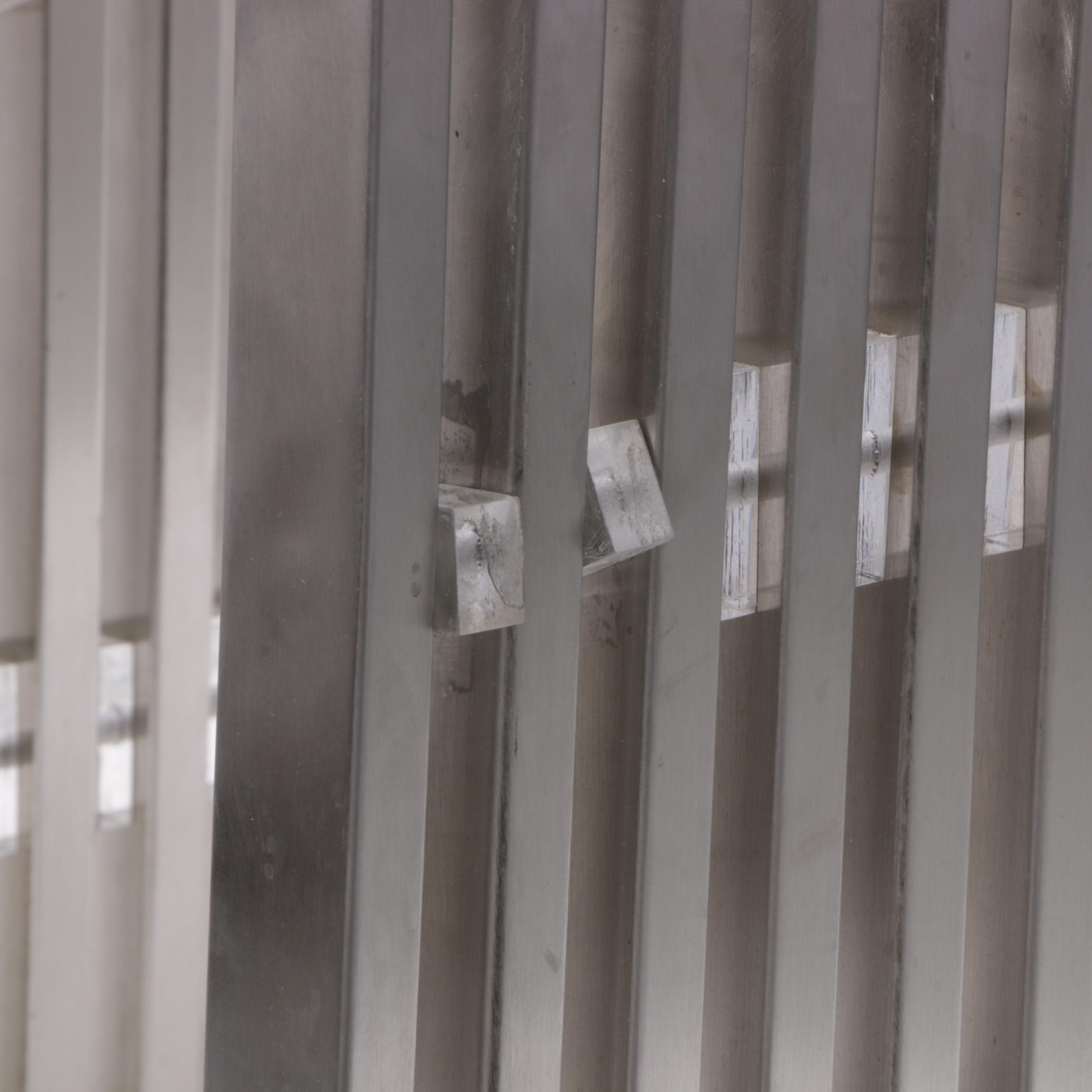 Modern Style Stainless Steel Bench