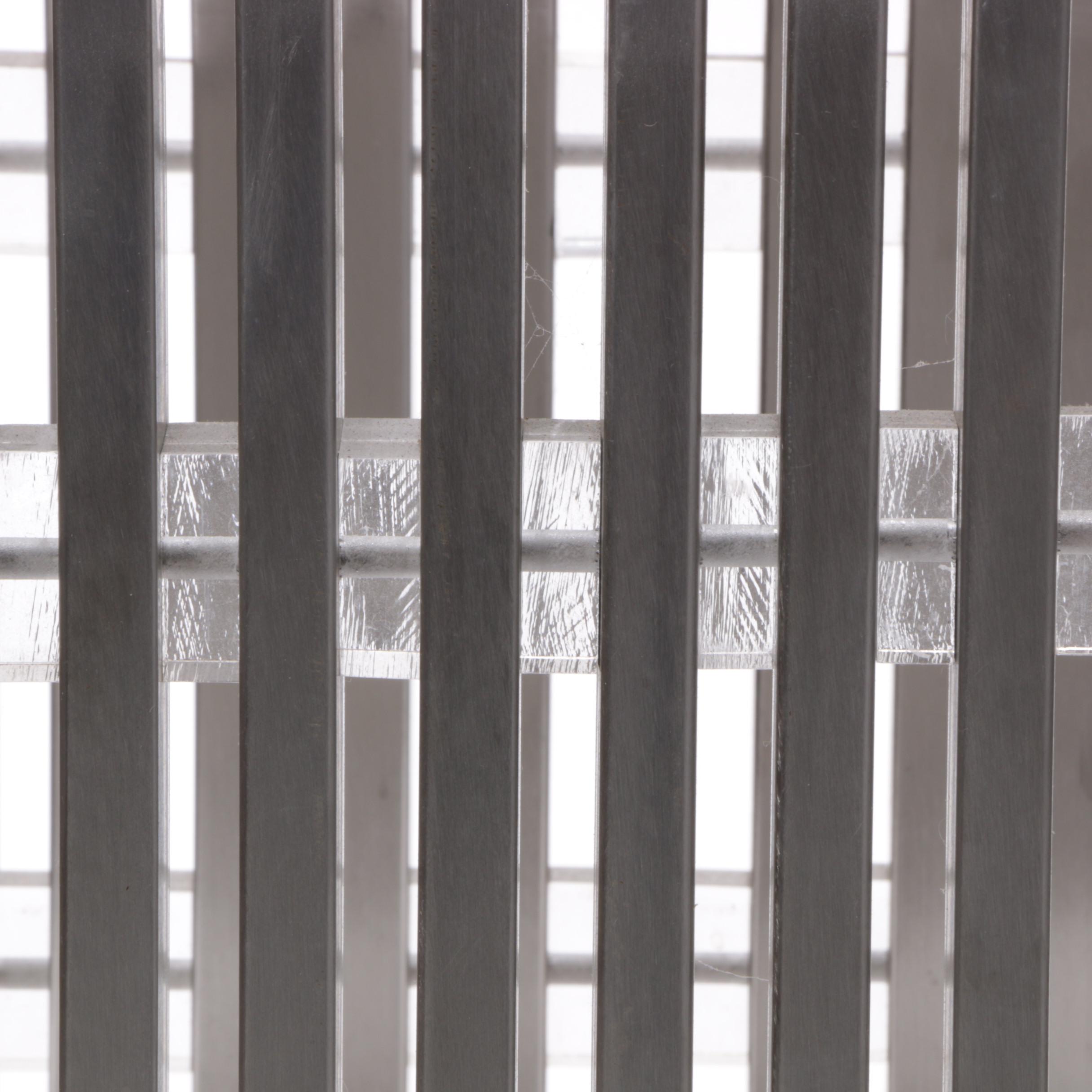 Modern Style Stainless Steel Bench