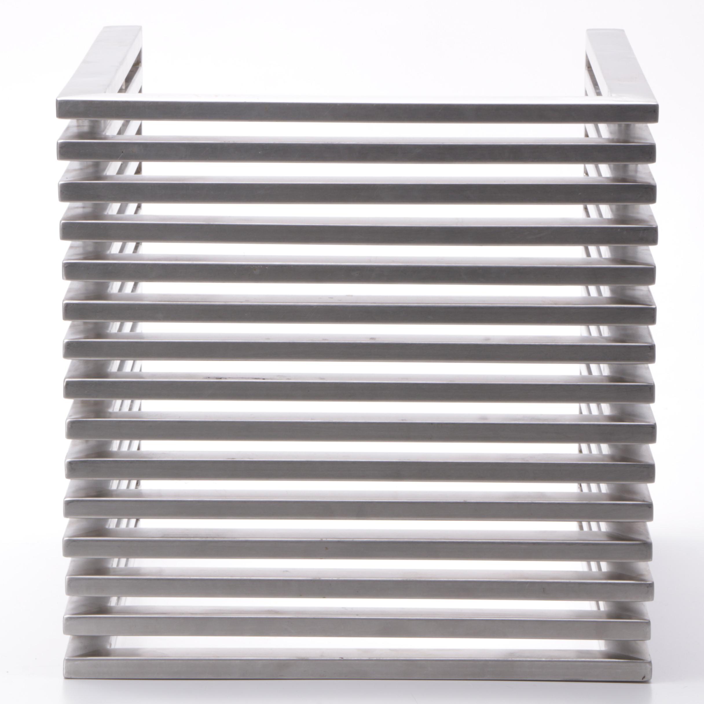 Modern Style Stainless Steel Bench