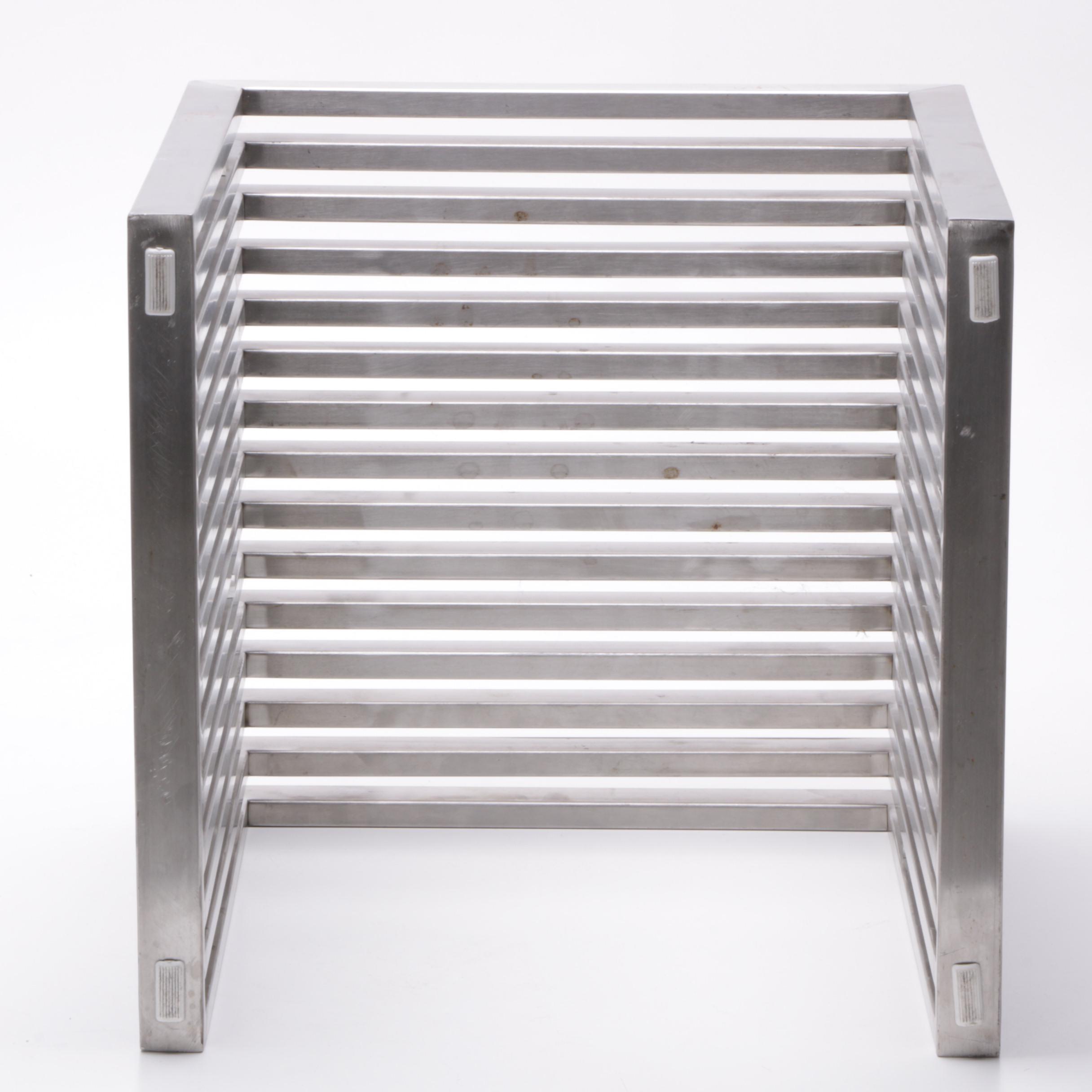 Modern Style Stainless Steel Bench