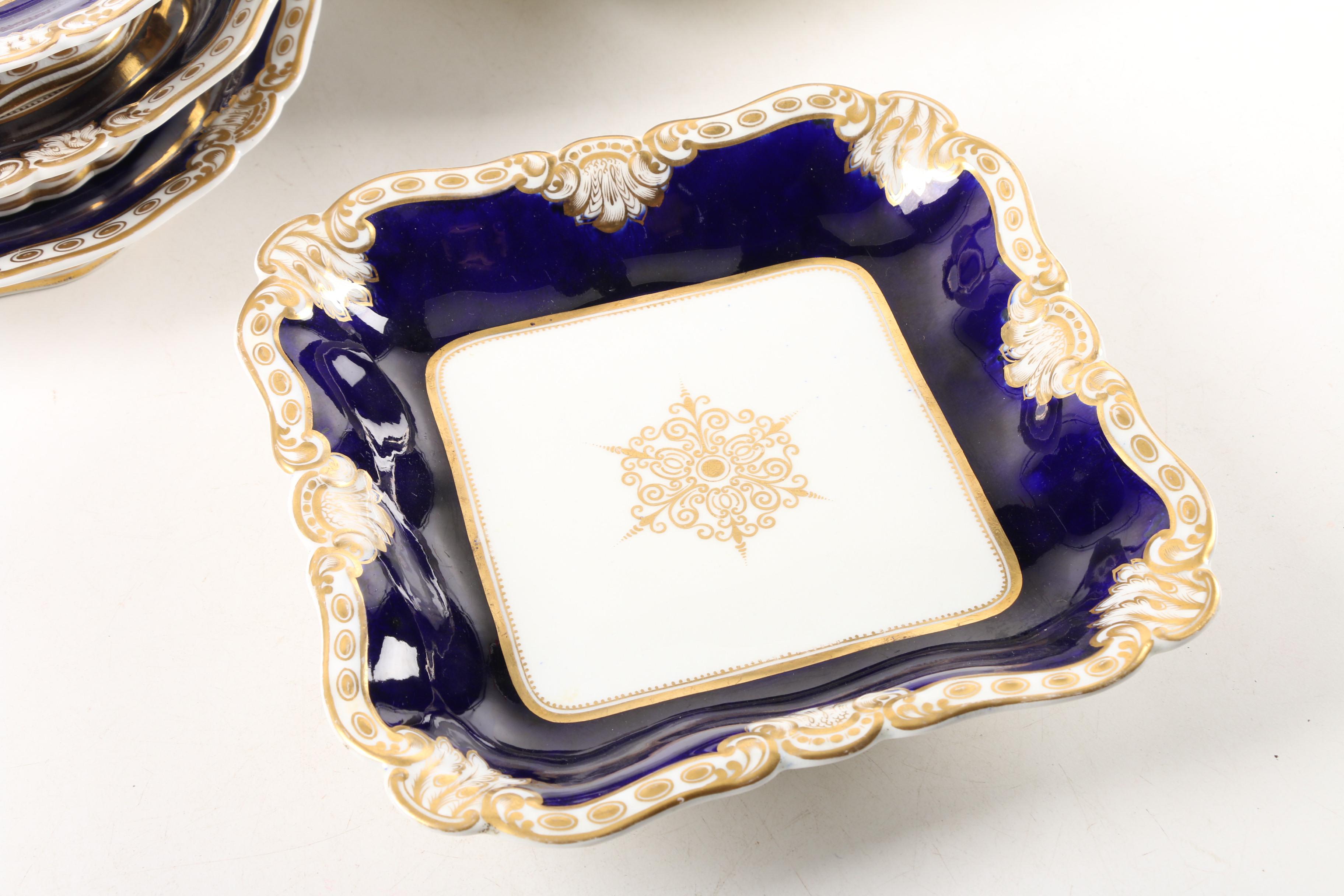 Antique Chamberlains Worcester Porcelain Produced June 6, 1846