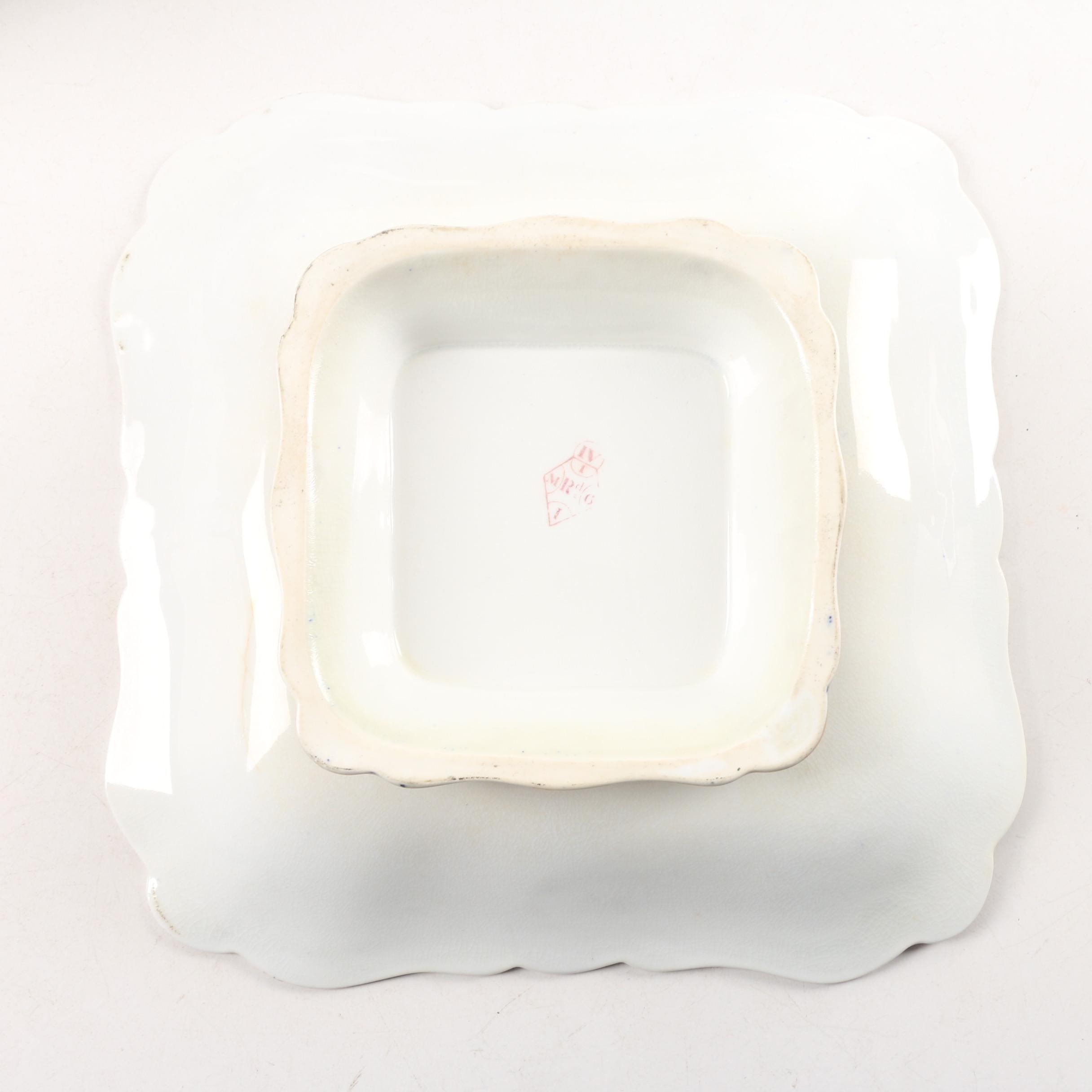 Antique Chamberlains Worcester Porcelain Produced June 6, 1846