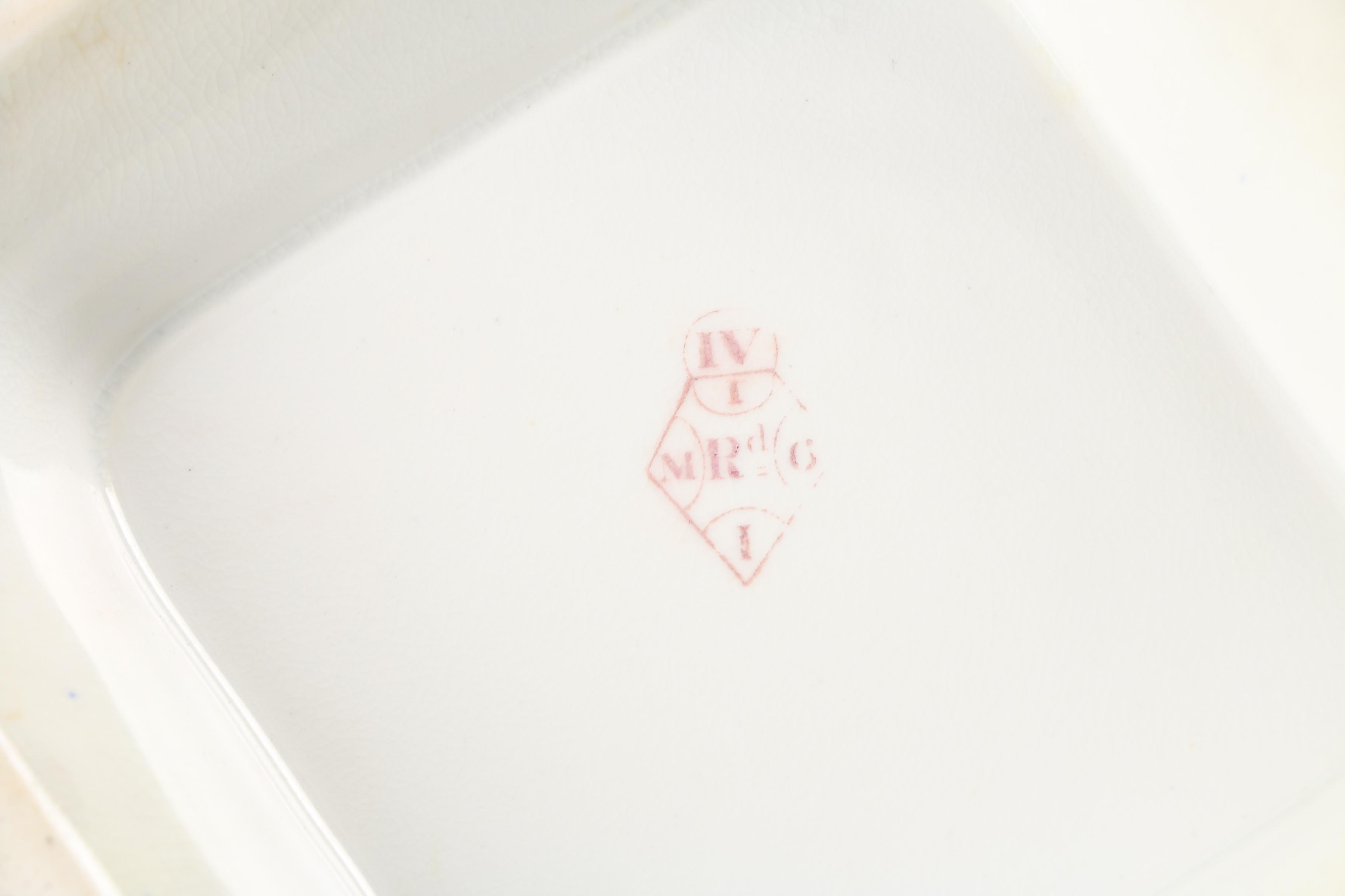 Antique Chamberlains Worcester Porcelain Produced June 6, 1846