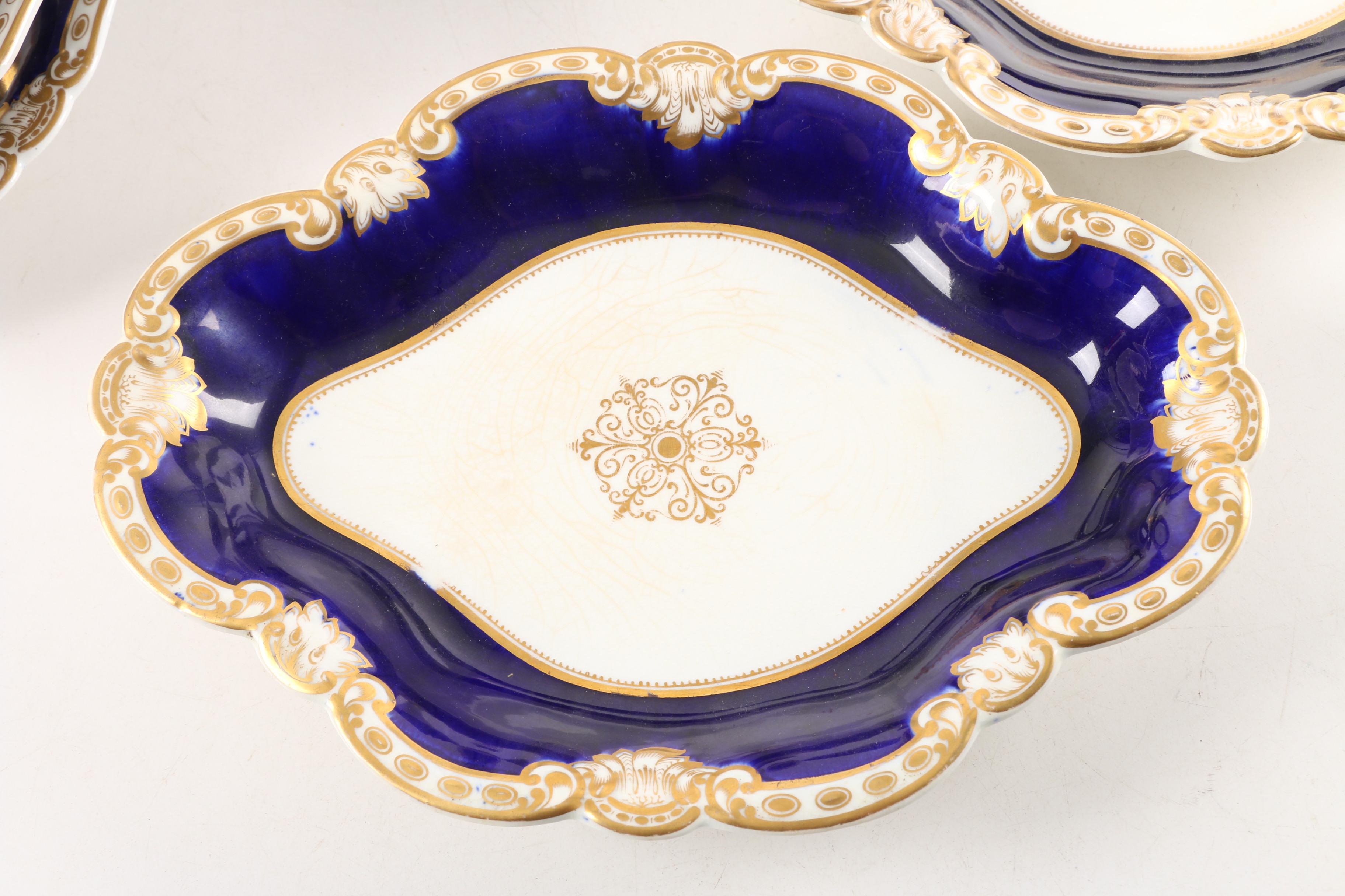 Antique Chamberlains Worcester Porcelain Produced June 6, 1846