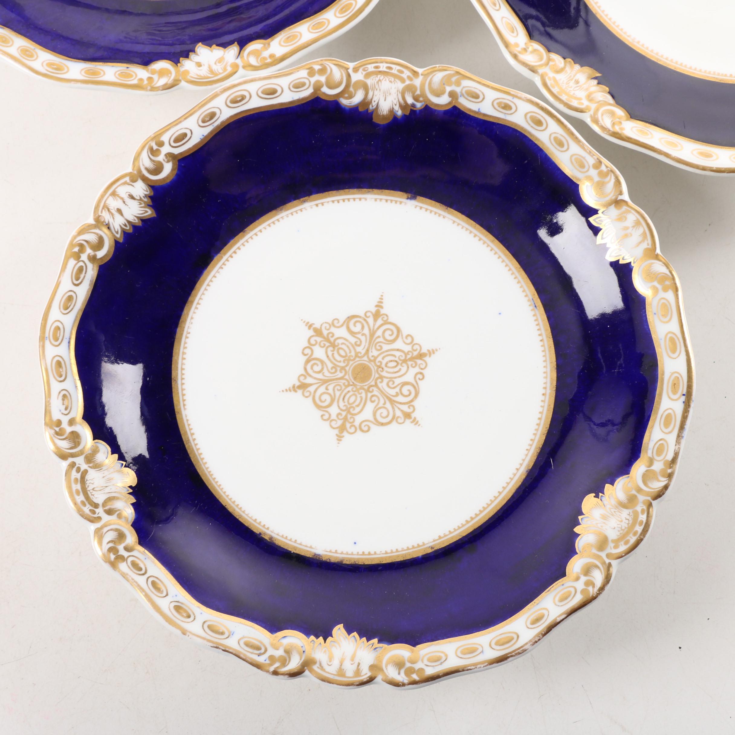 Antique Chamberlains Worcester Porcelain Produced June 6, 1846