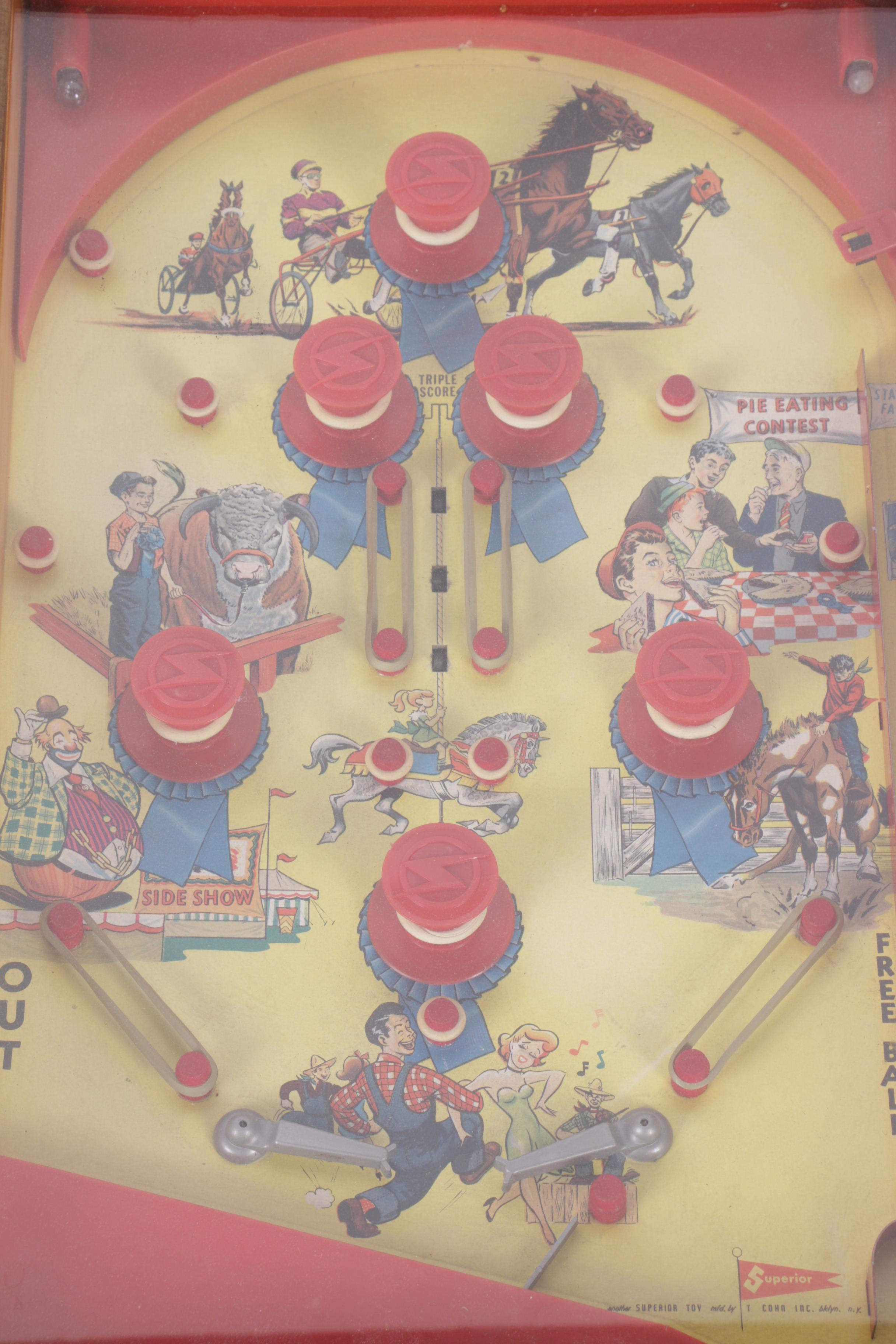 1950s Superior "State Fair" Pinball Machine
