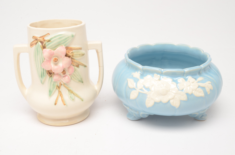 Art Pottery Including Weller, McCoy and Hull