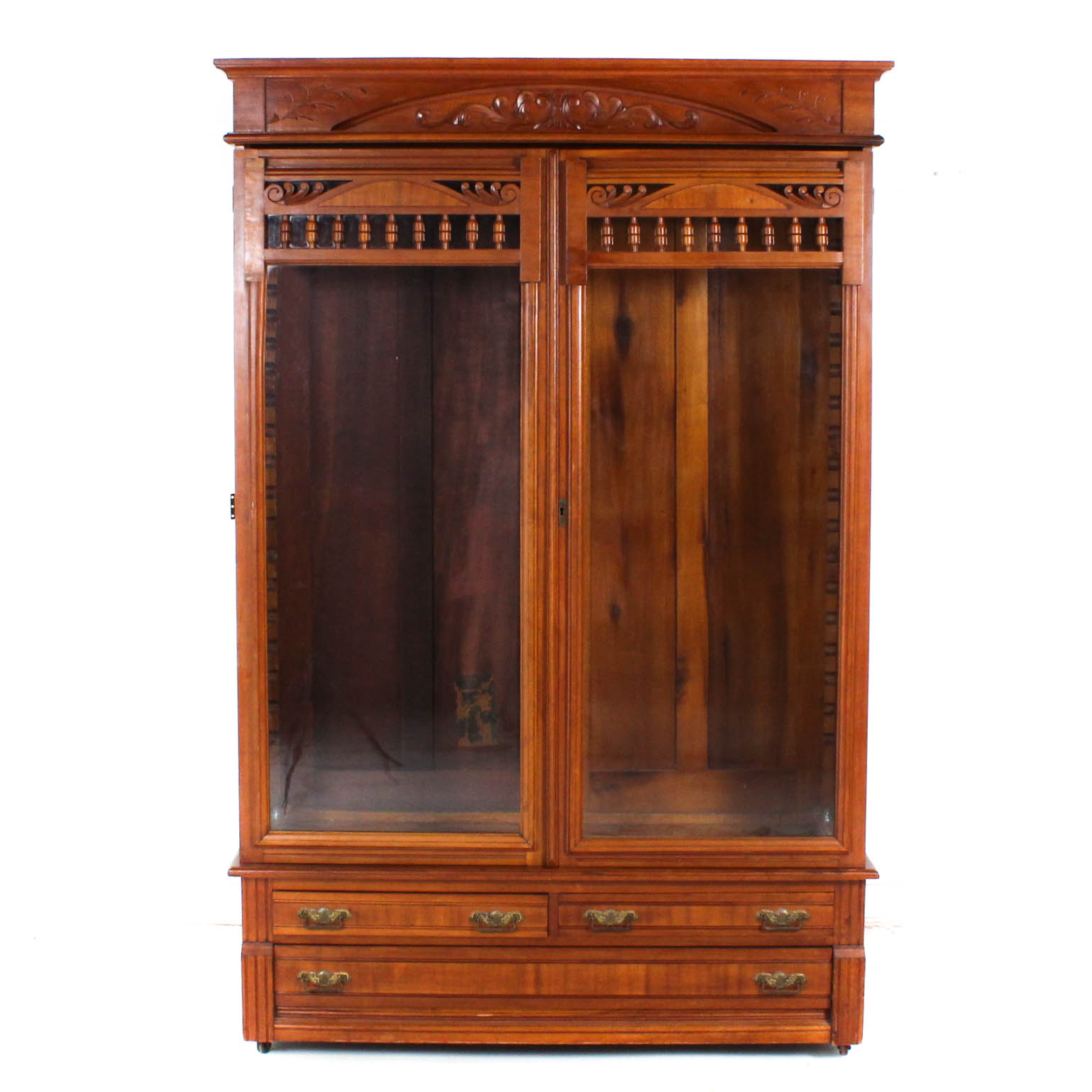 Vintage Hardwood Knockdown Cabinet