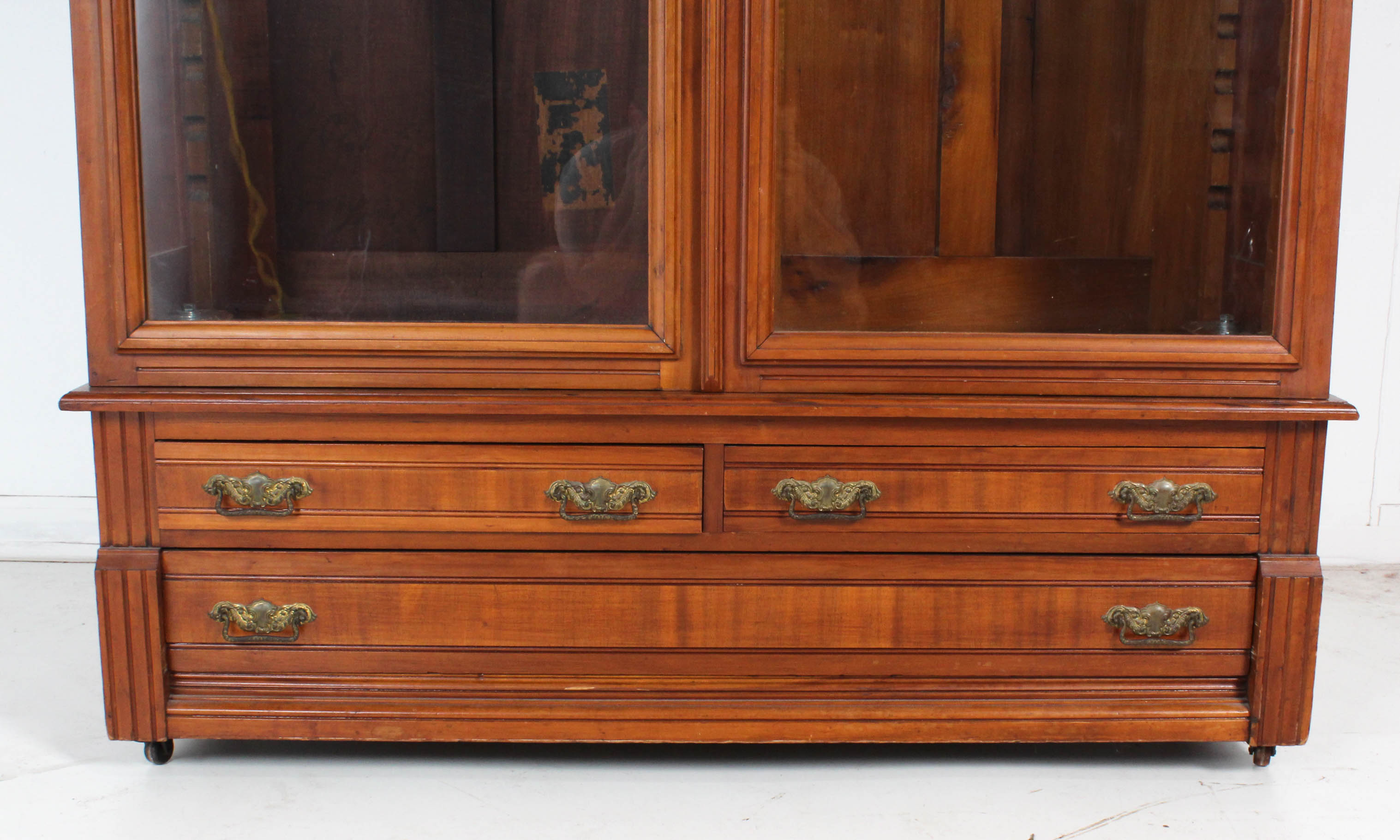 Vintage Hardwood Knockdown Cabinet