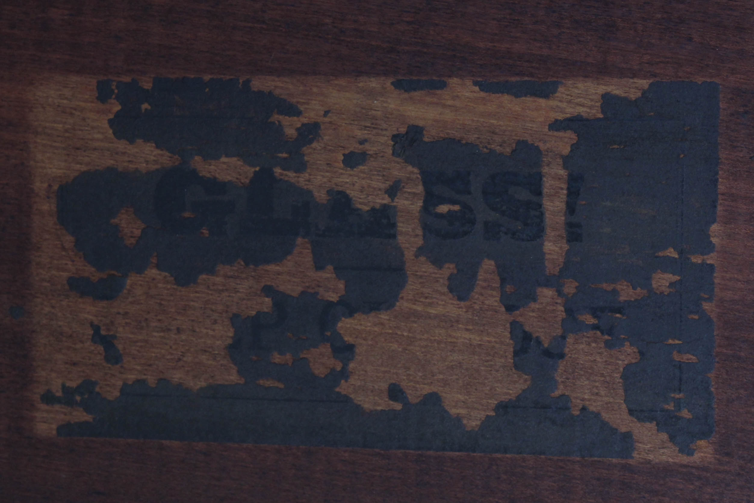 Vintage Hardwood Knockdown Cabinet